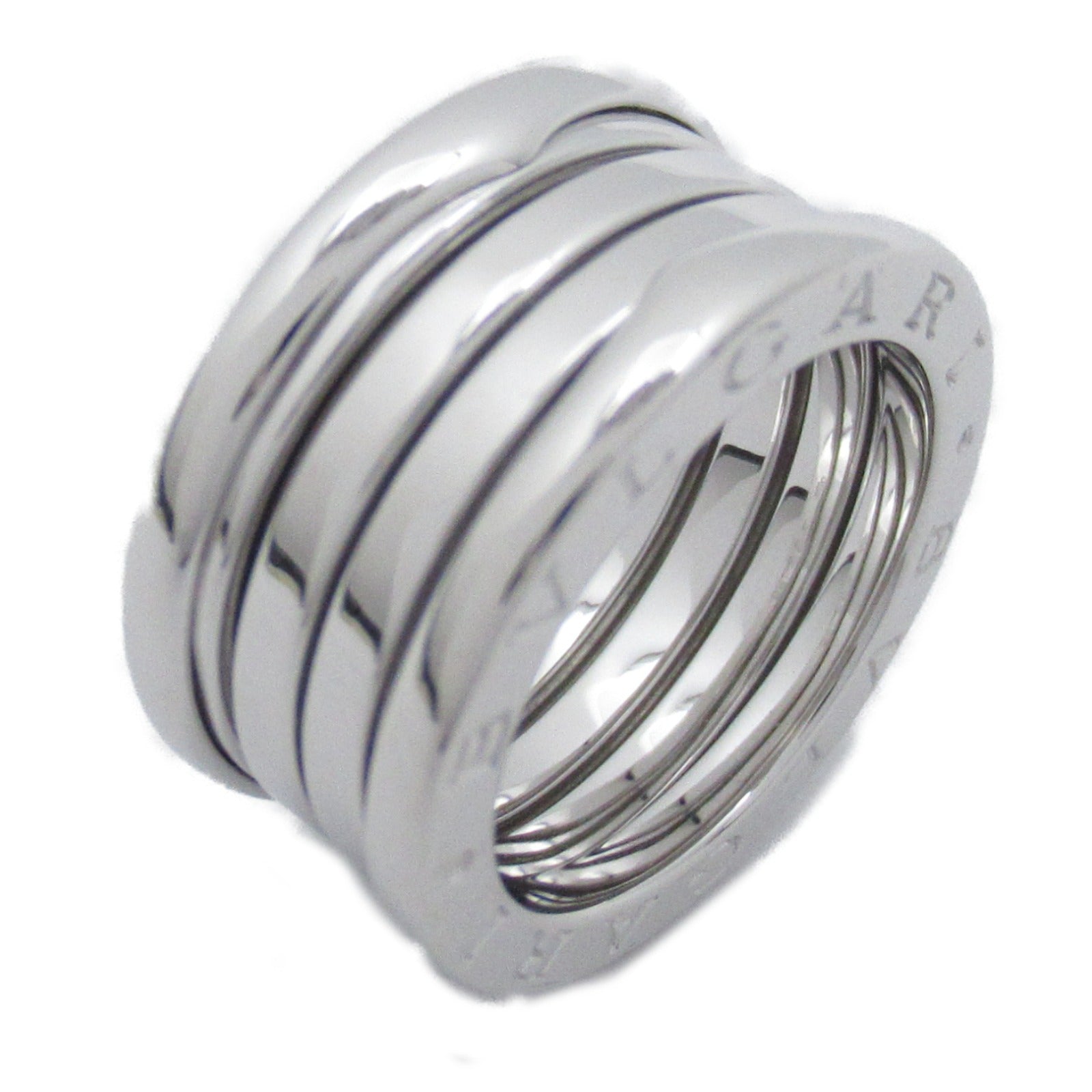BVLGARI 18K白金B-zero1戒指BVLGARI＃52/US#5.75