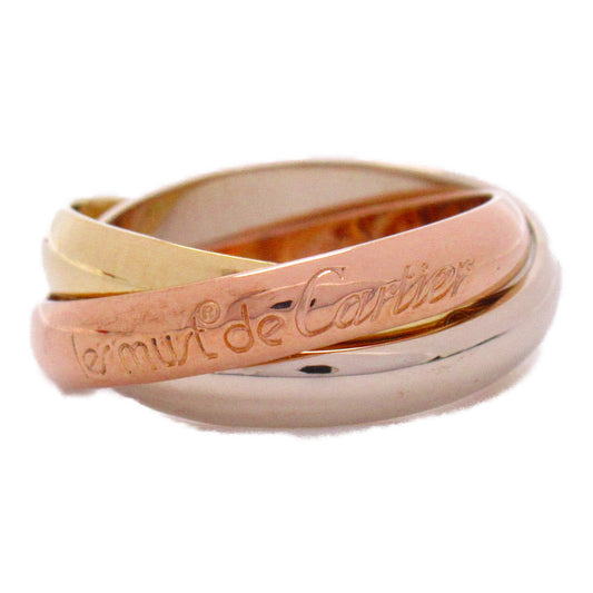 CARTIER 18K白金/黃金/玫瑰金Trinity Ring戒指Cartier#51/US#5.75