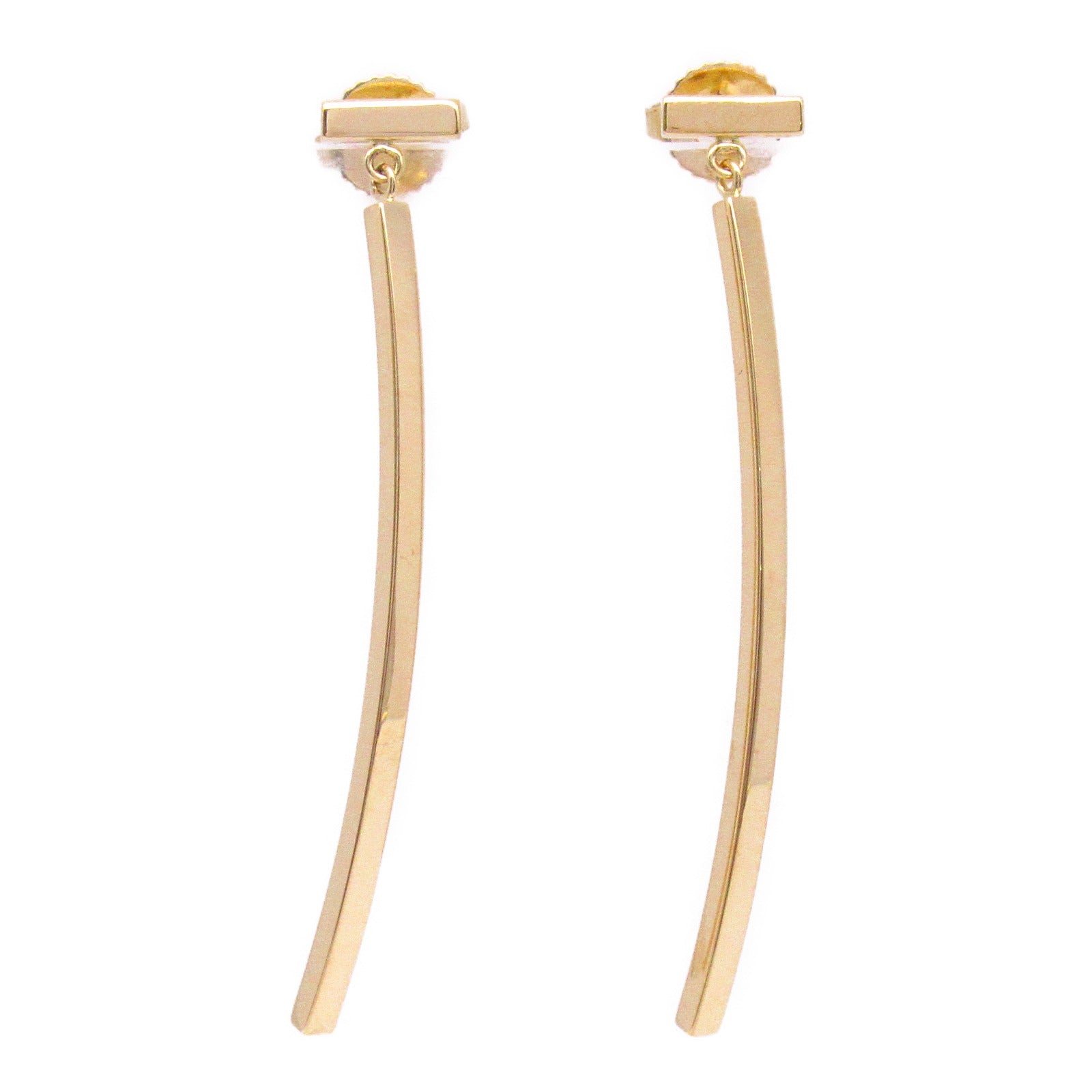TIFFANY＆CO 18K黃金T Bar耳環
