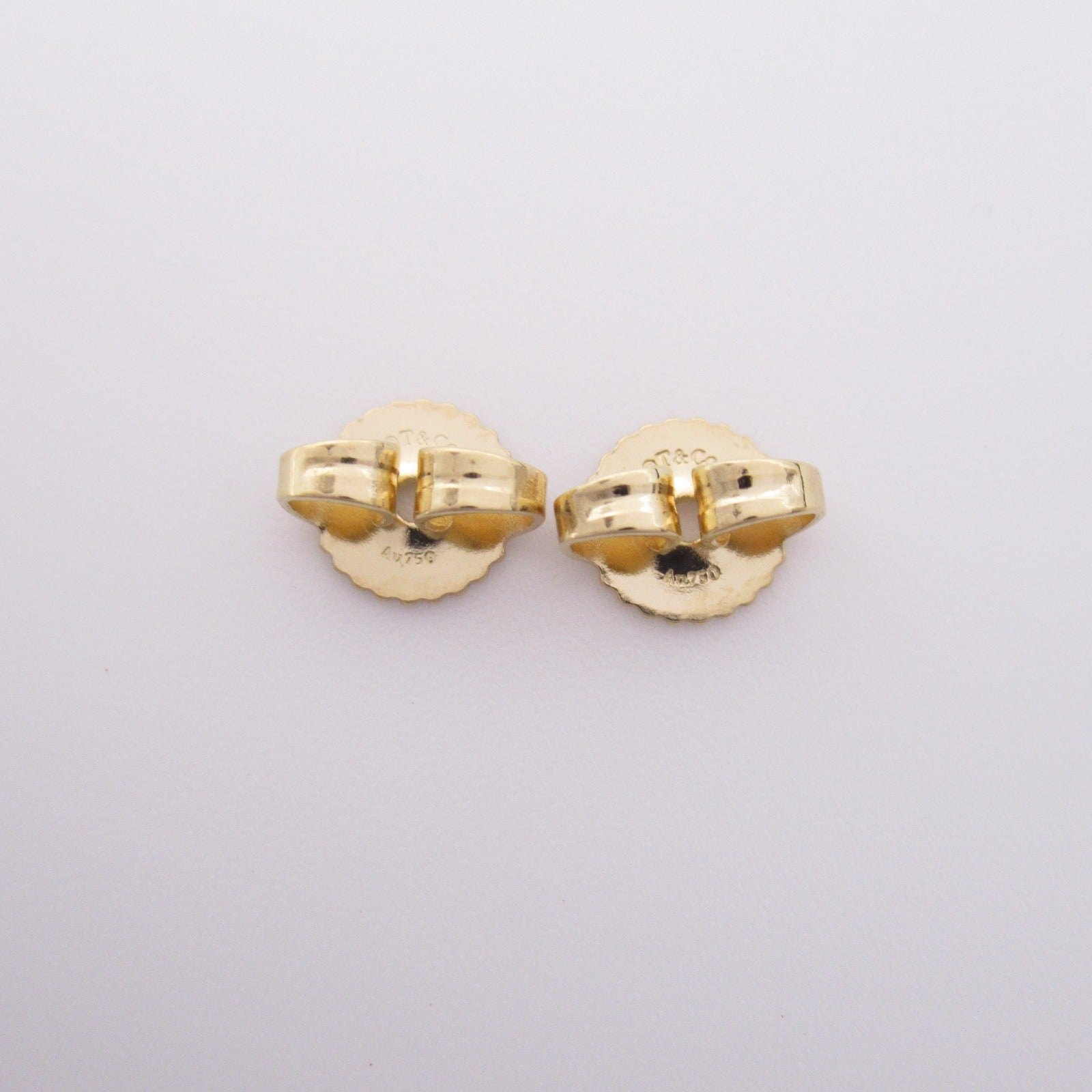 TIFFANY＆CO 18K黃金T Bar耳環