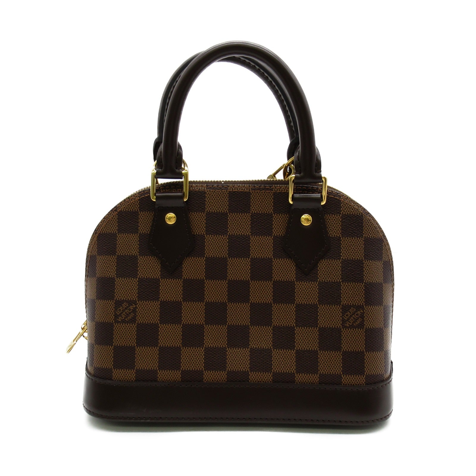 LOUIS VUITTON Damier Alma BB手挽肩背兩用袋啡色