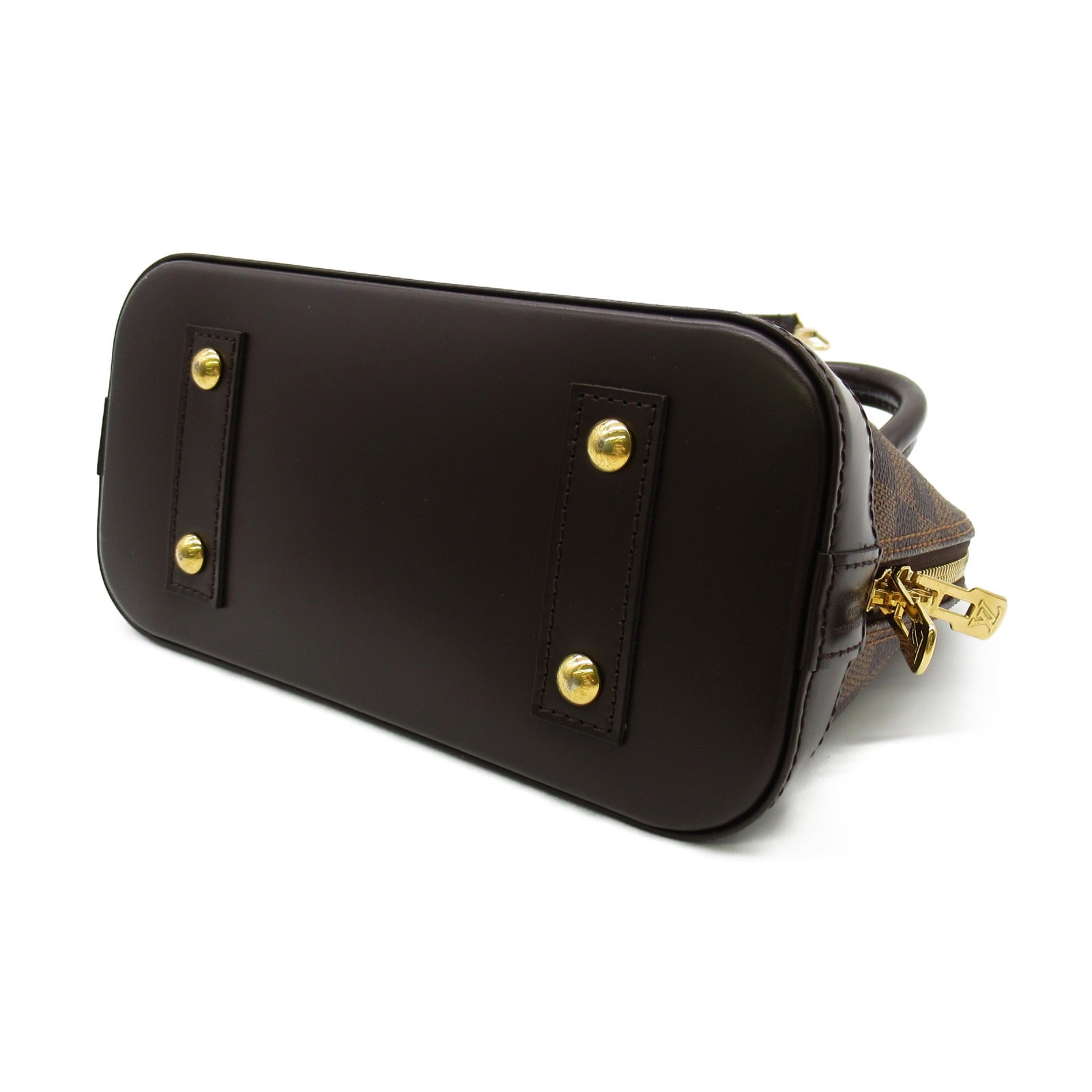 LOUIS VUITTON Damier Alma BB手挽肩背兩用袋啡色