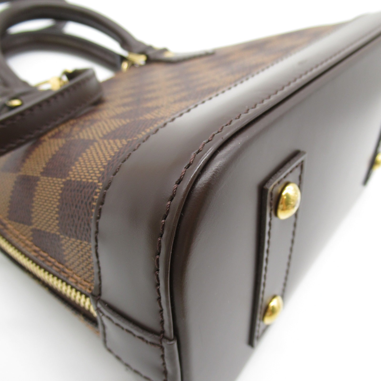 LOUIS VUITTON Damier Alma BB手挽肩背兩用袋啡色
