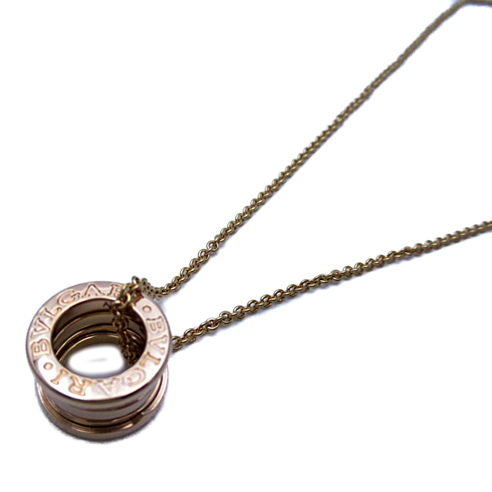 BVLGARI 18K玫瑰金B-zero1 Necklace