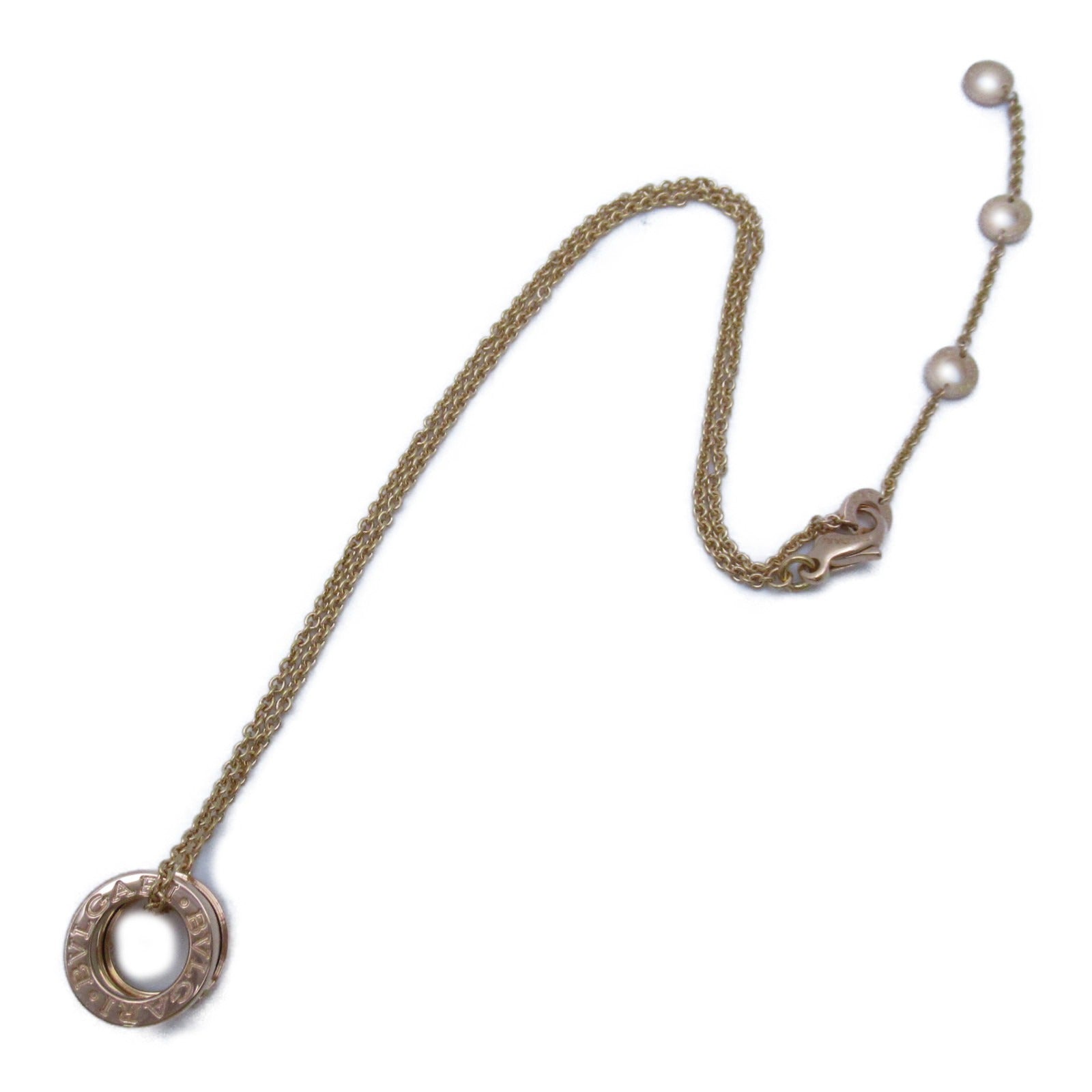 BVLGARI 18K玫瑰金B-zero1 Necklace