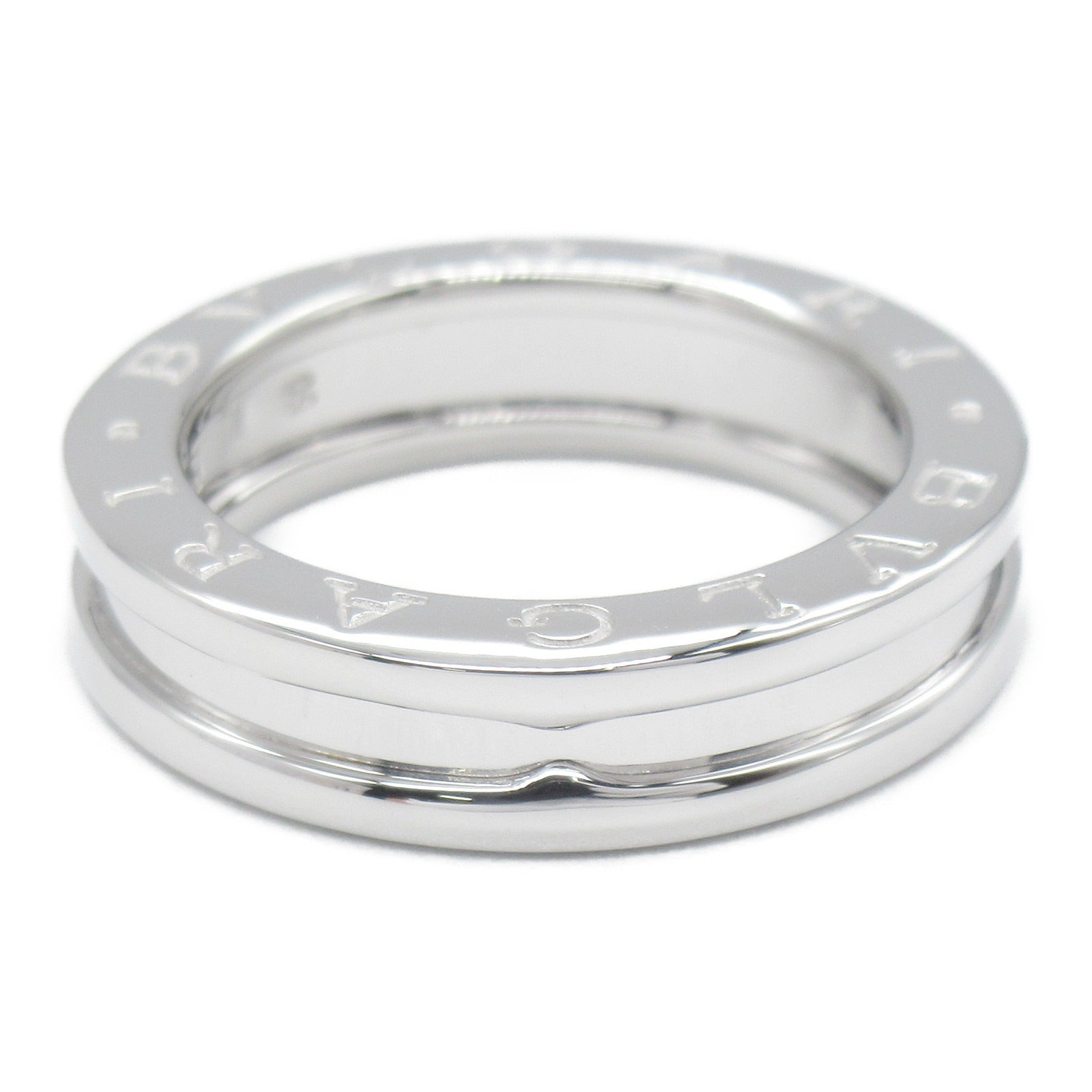 BVLGARI 【激減優惠】18K白金B-zero1 One-Band戒指US#5.25/BVLGARI#50銀色