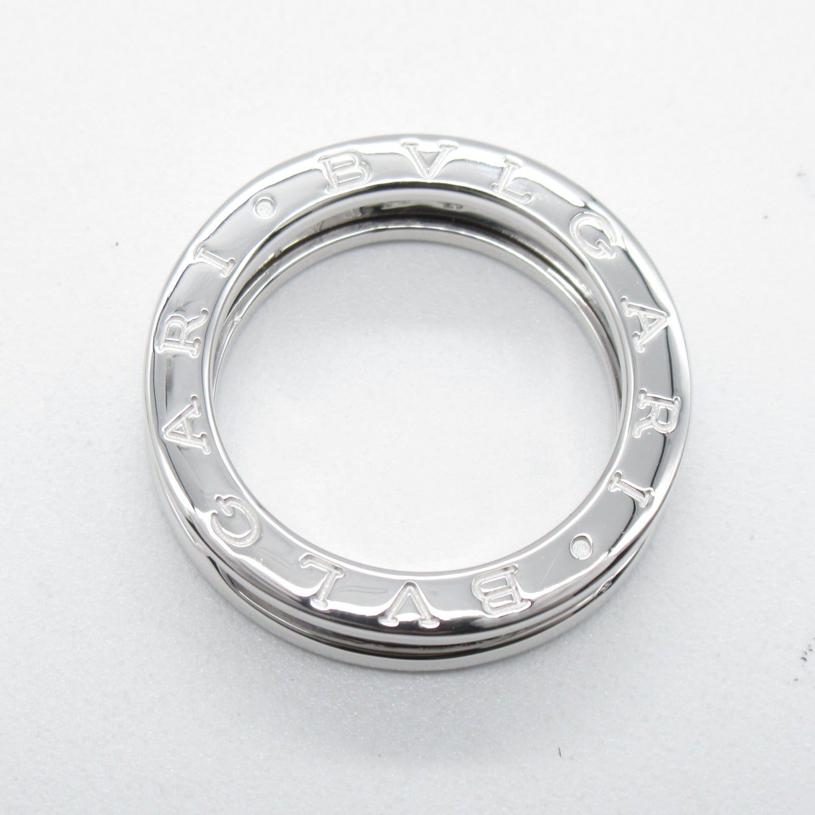 BVLGARI 【激減優惠】18K白金B-zero1 One-Band戒指US#5.25/BVLGARI#50銀色