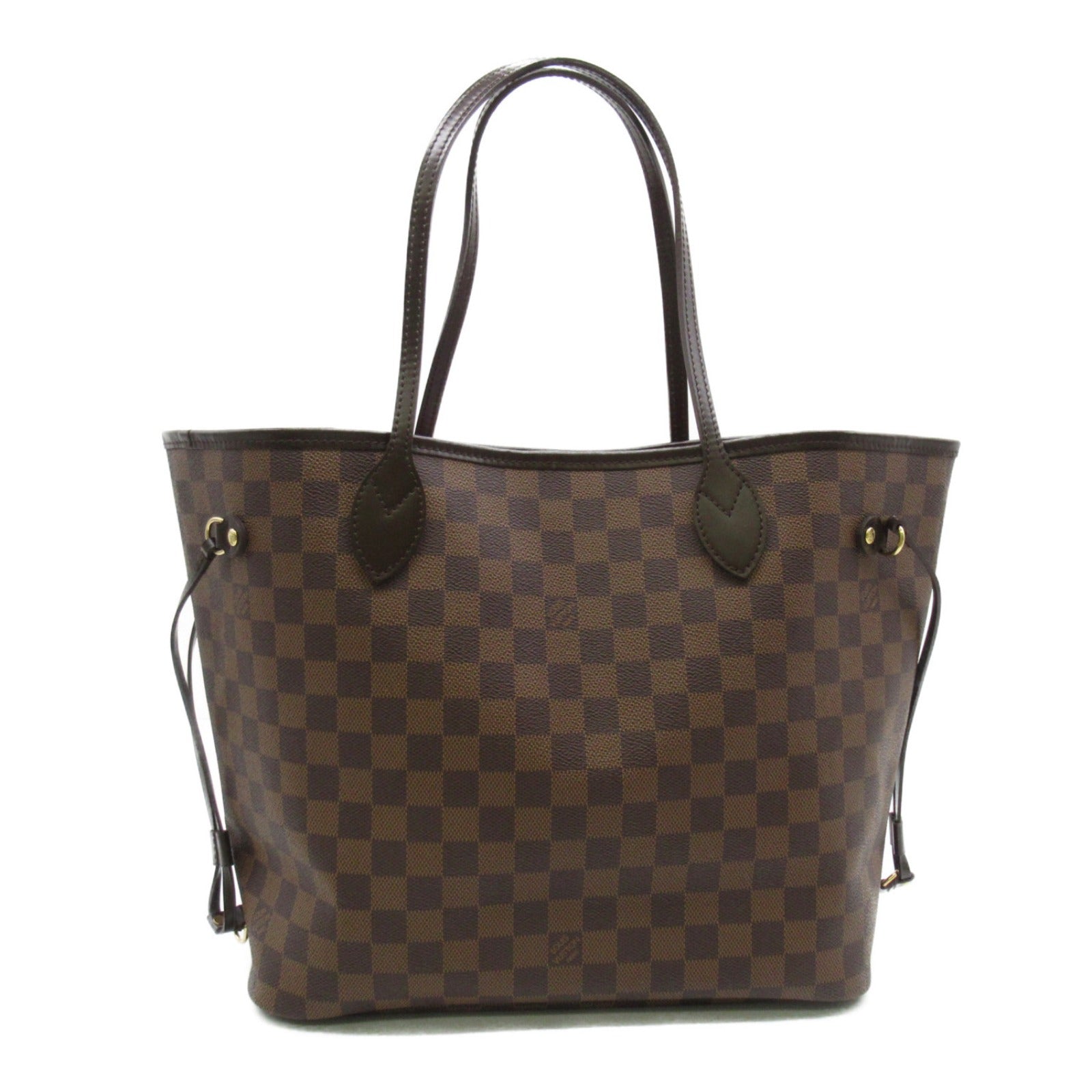 LOUIS VUITTON Damier Neverfull MM手挽袋/肩背袋啡色