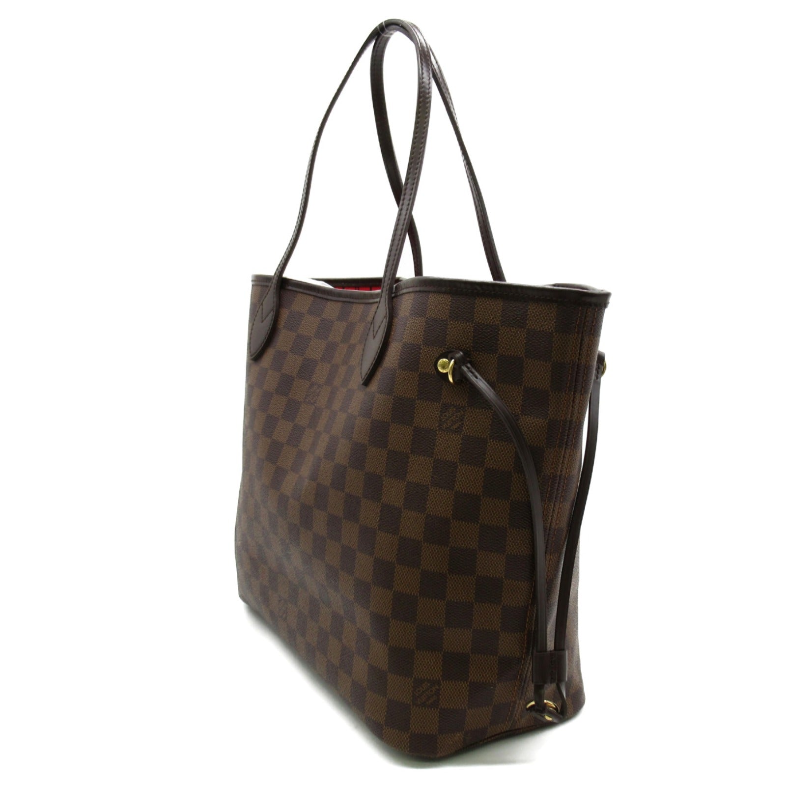 LOUIS VUITTON Damier Neverfull MM手挽袋/肩背袋啡色