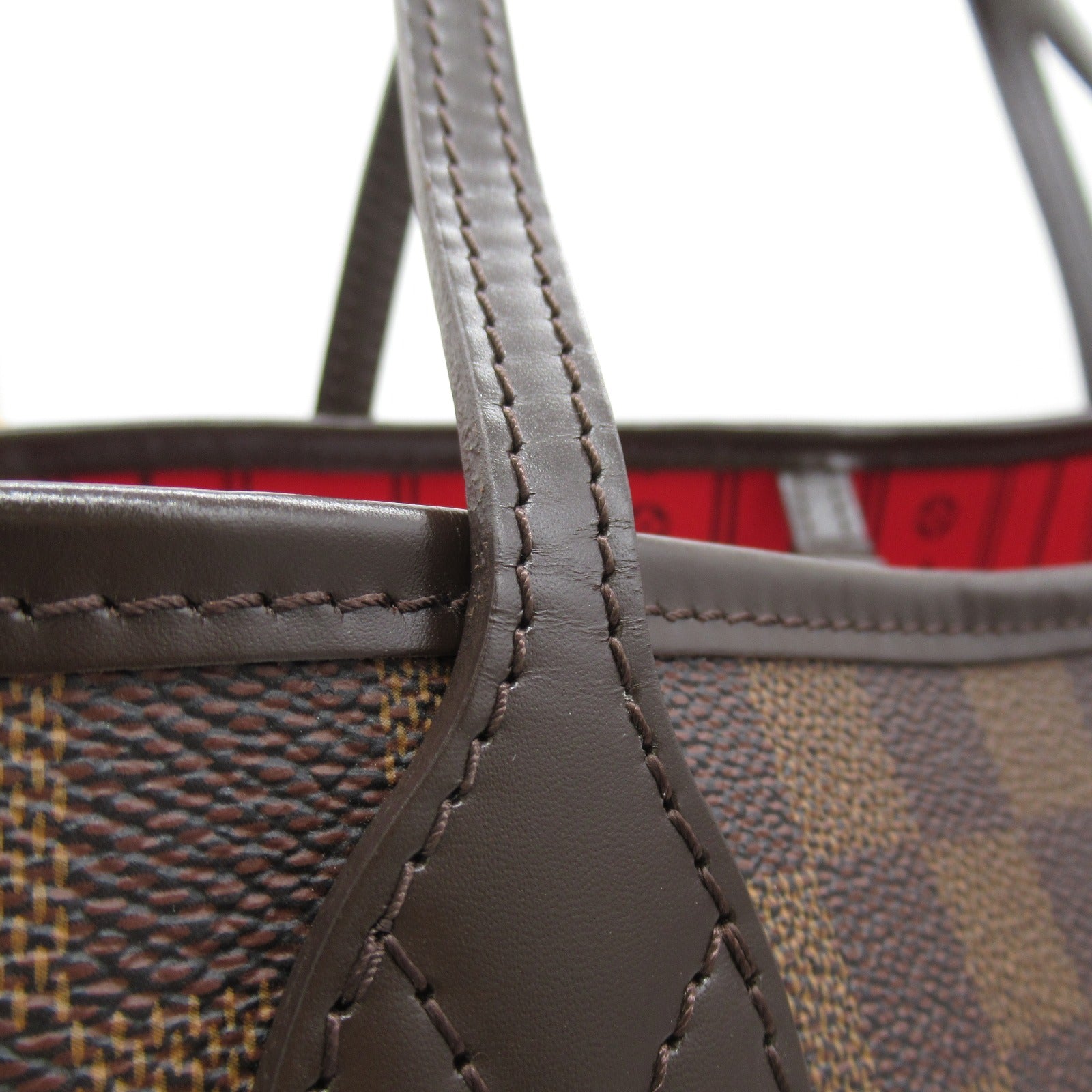 LOUIS VUITTON Damier Neverfull MM手挽袋/肩背袋啡色