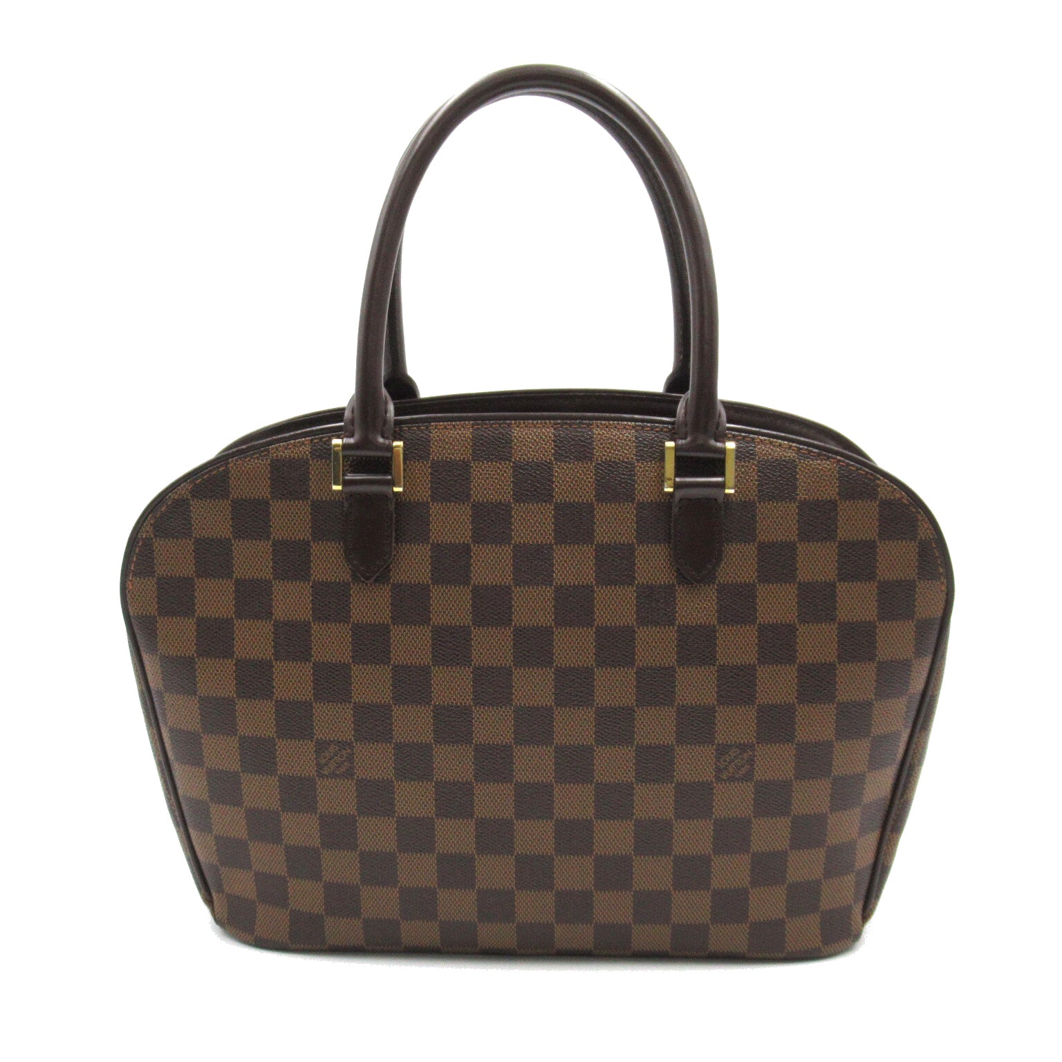 LOUIS VUITTON Damier Sarria Horizontal手挽袋啡色