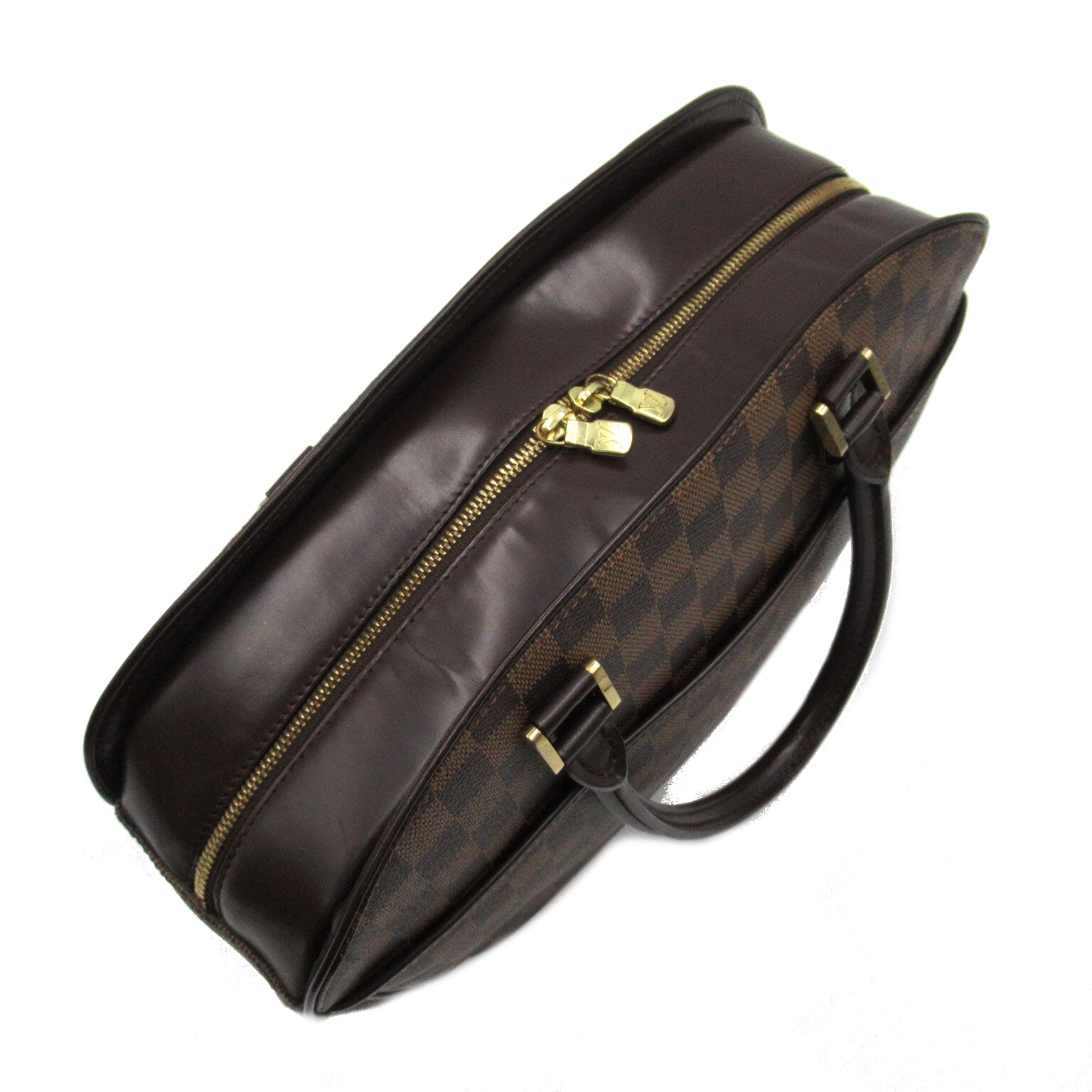 LOUIS VUITTON Damier Sarria Horizontal手挽袋啡色