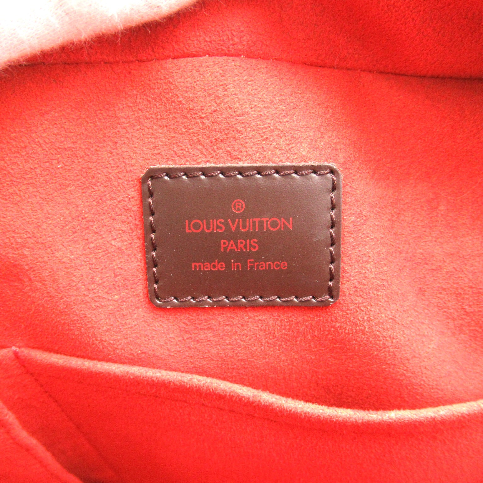 LOUIS VUITTON Damier Sarria Horizontal手挽袋啡色