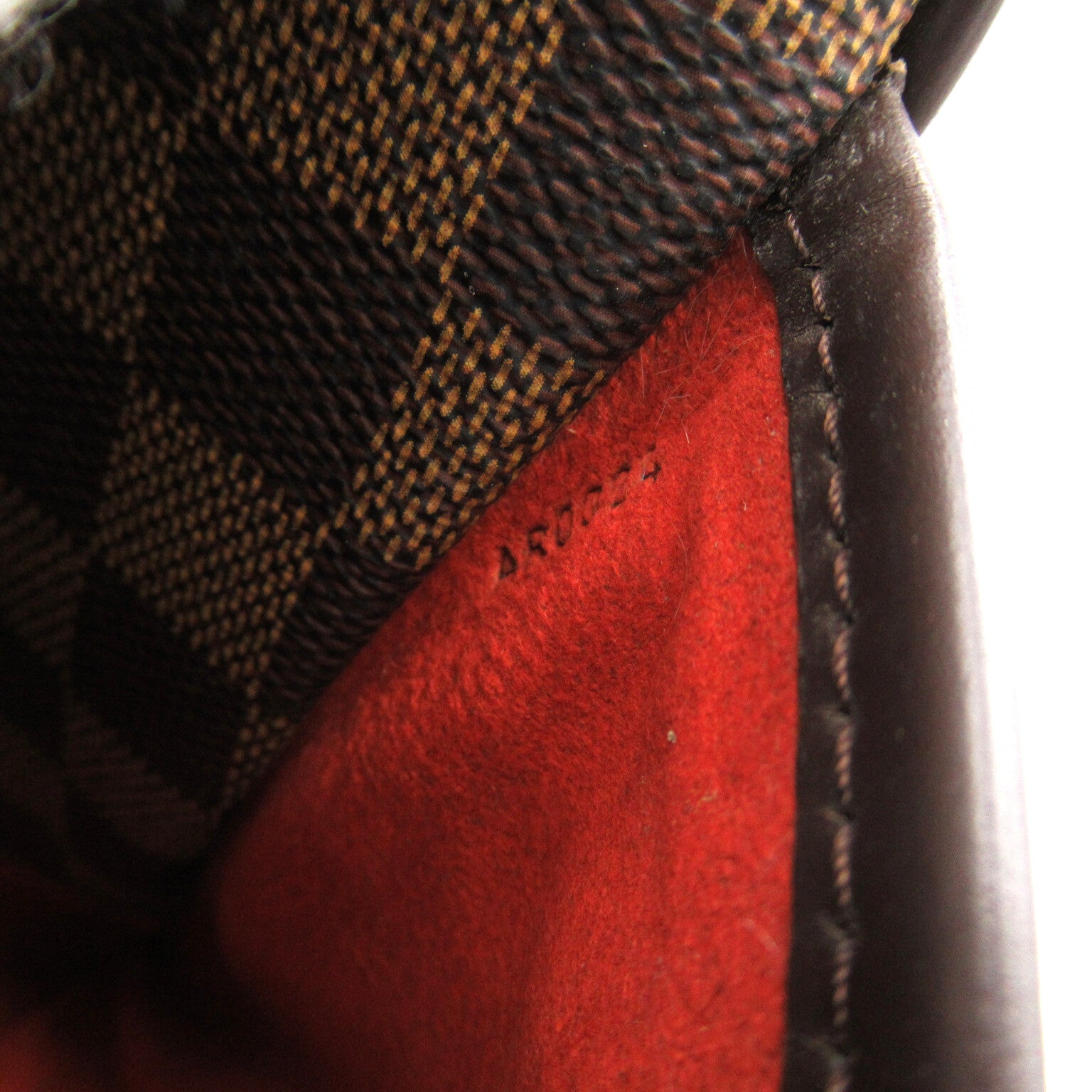 LOUIS VUITTON Damier Sarria Horizontal手挽袋啡色