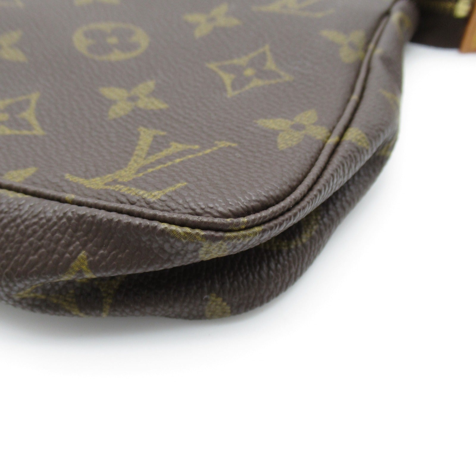 LOUIS VUITTON 【激減優惠】Monogram Pochette Accessoires手挽袋啡色