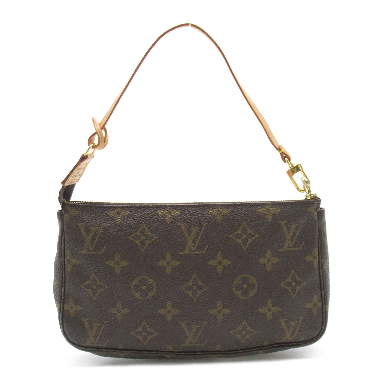 LOUIS VUITTON 【激減優惠】Monogram Pochette Accessoires手挽袋啡色