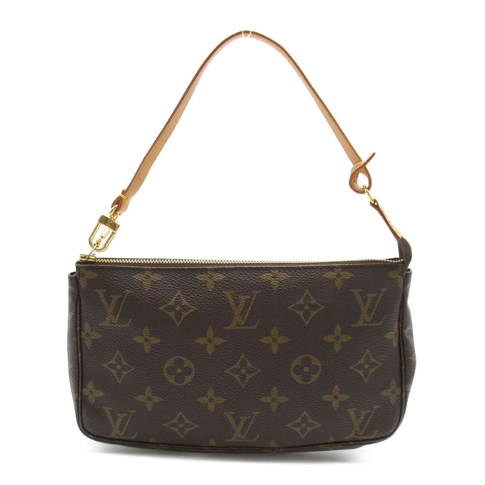 LOUIS VUITTON 【激減優惠】Monogram Pochette Accessoires手挽袋啡色