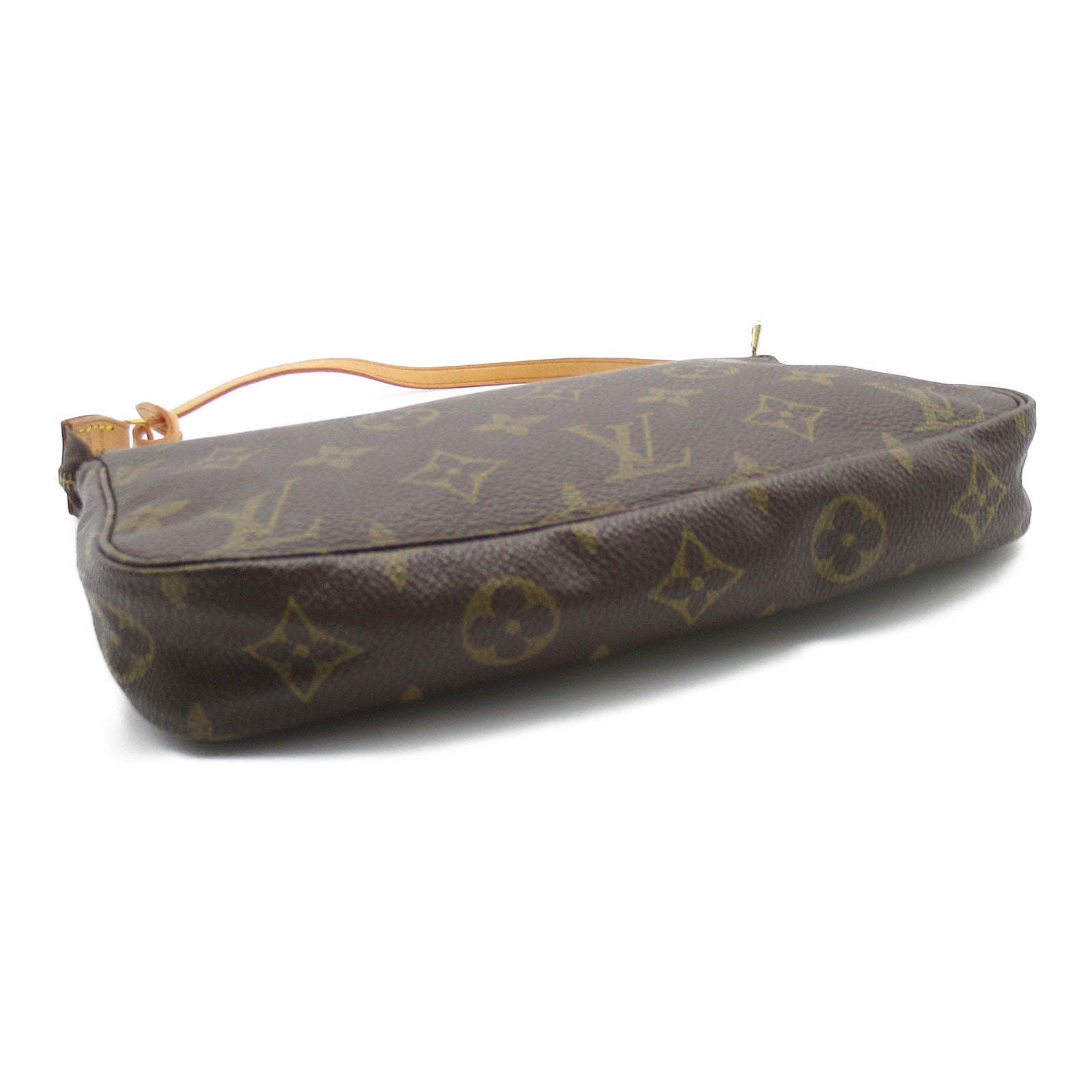 LOUIS VUITTON 【激減優惠】Monogram Pochette Accessoires手挽袋啡色