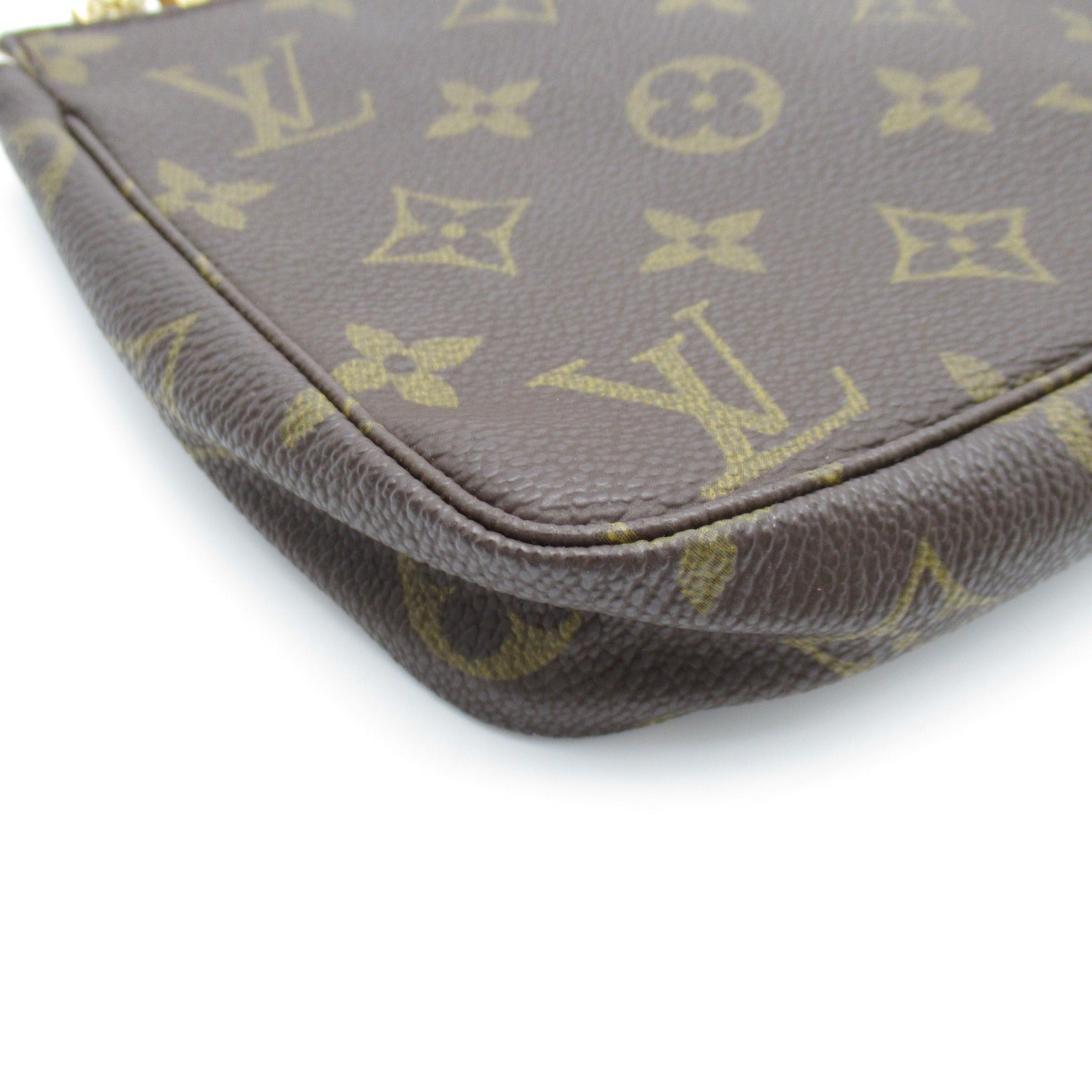 LOUIS VUITTON 【激減優惠】Monogram Pochette Accessoires手挽袋啡色