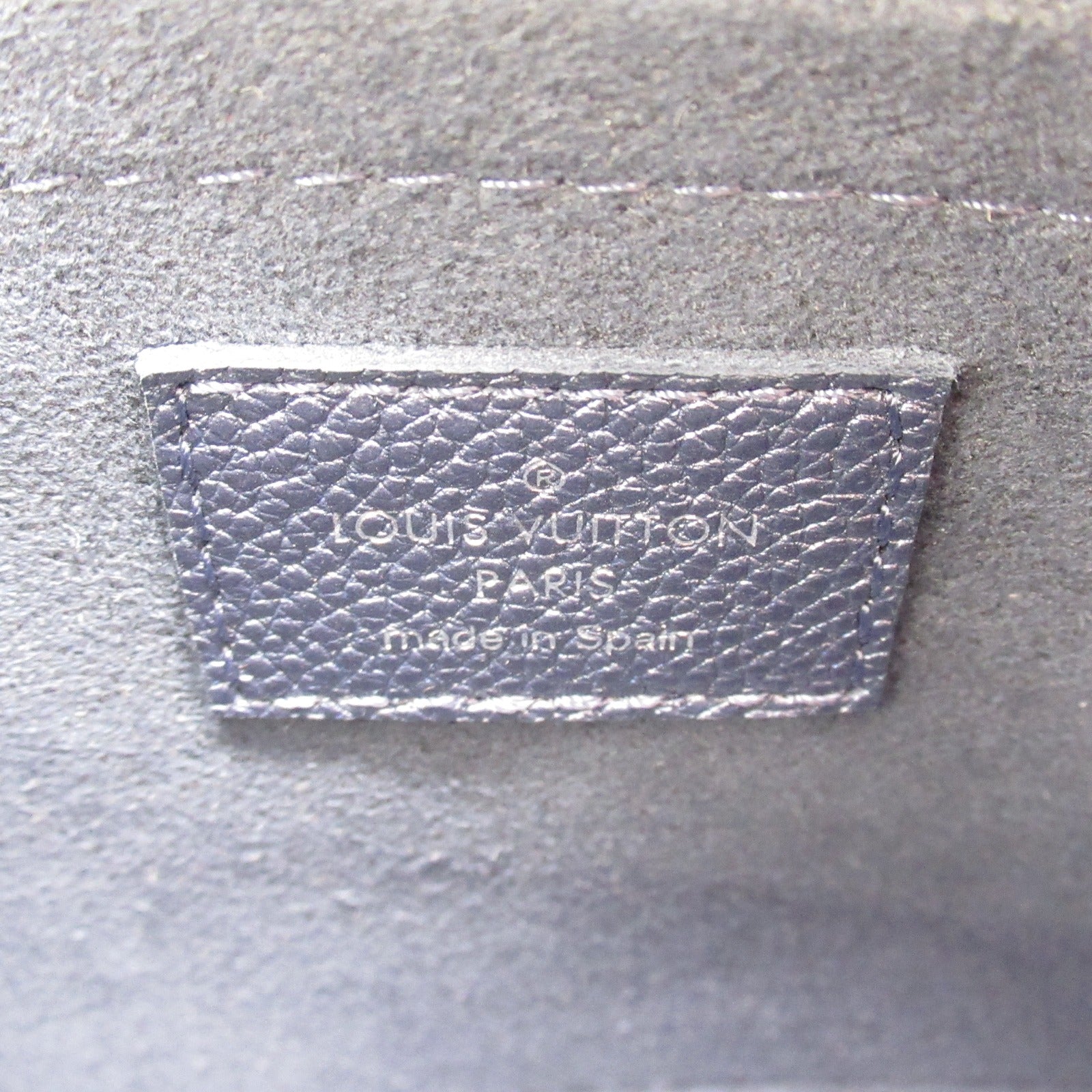 LOUIS VUITTON Monogram EmpreinteSpeedy Bandouliere 20手挽肩背兩用袋藍色
