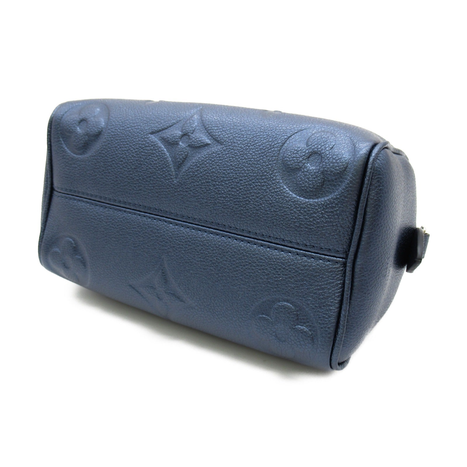 LOUIS VUITTON Monogram EmpreinteSpeedy Bandouliere 20手挽肩背兩用袋藍色