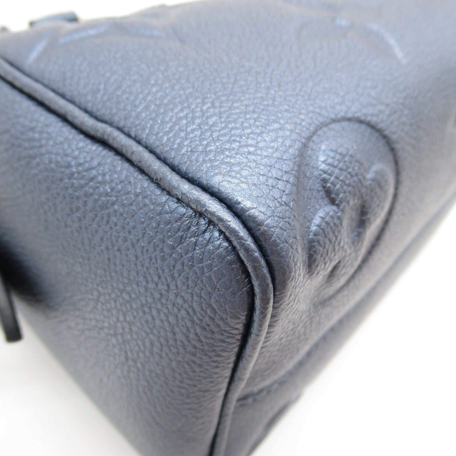 LOUIS VUITTON Monogram EmpreinteSpeedy Bandouliere 20手挽肩背兩用袋藍色