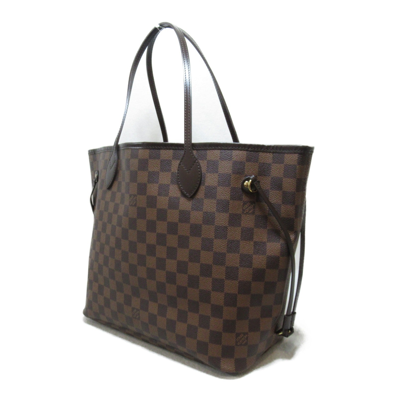 LOUIS VUITTON Damier Neverfull MM手挽袋/肩背袋啡色