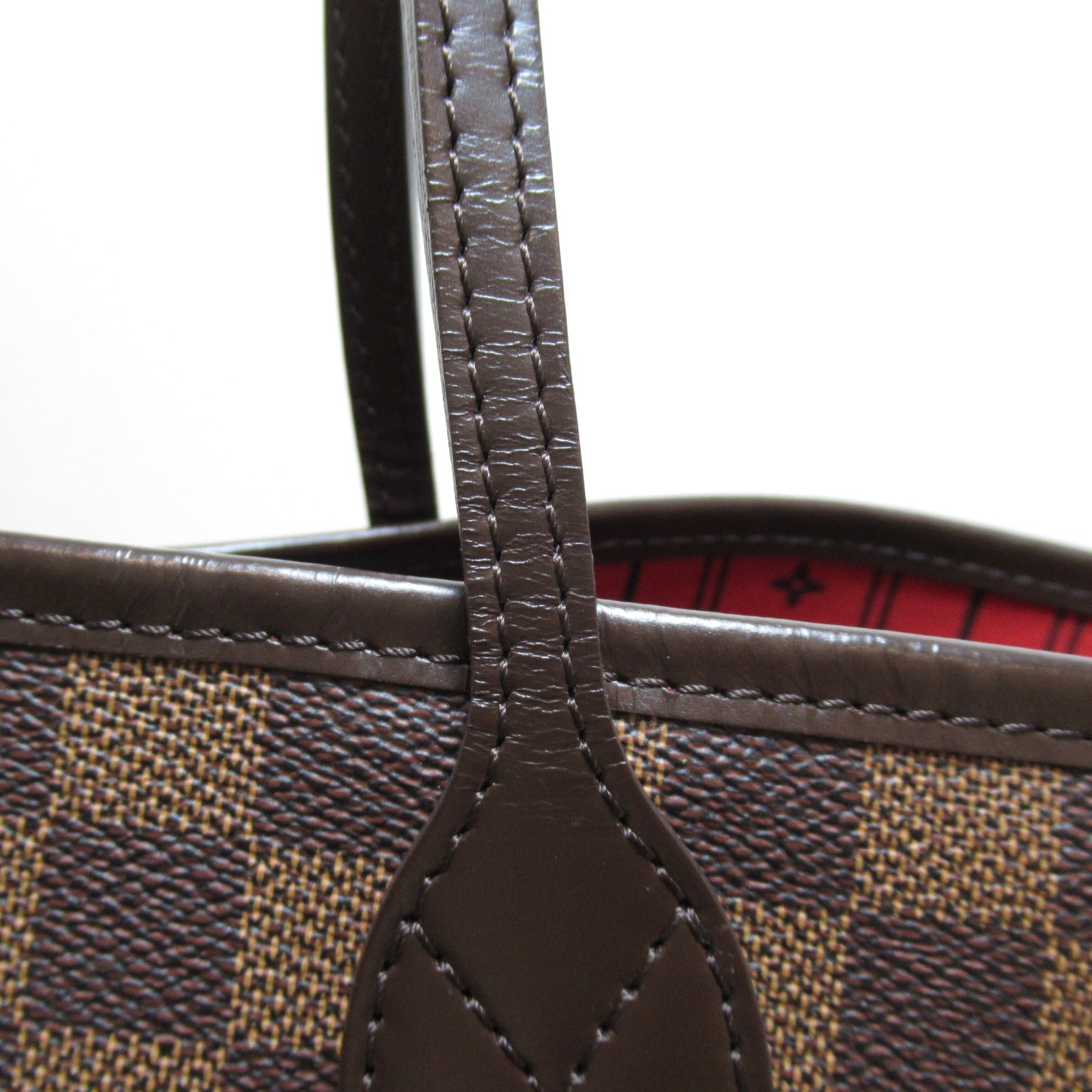 LOUIS VUITTON Damier Neverfull MM手挽袋/肩背袋啡色