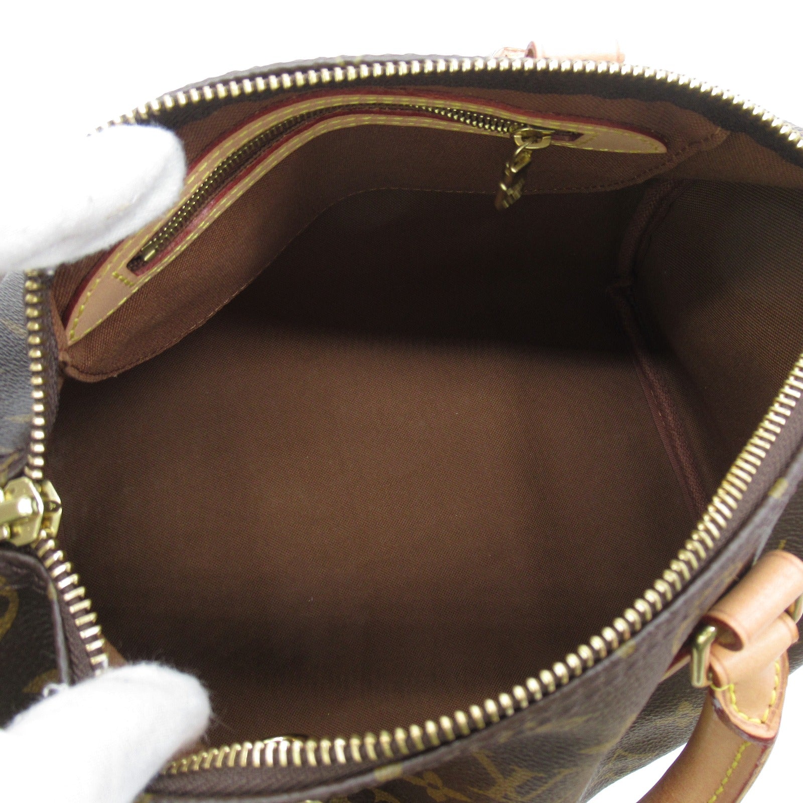 LOUIS VUITTON Monogram Speedy 25手挽袋啡色