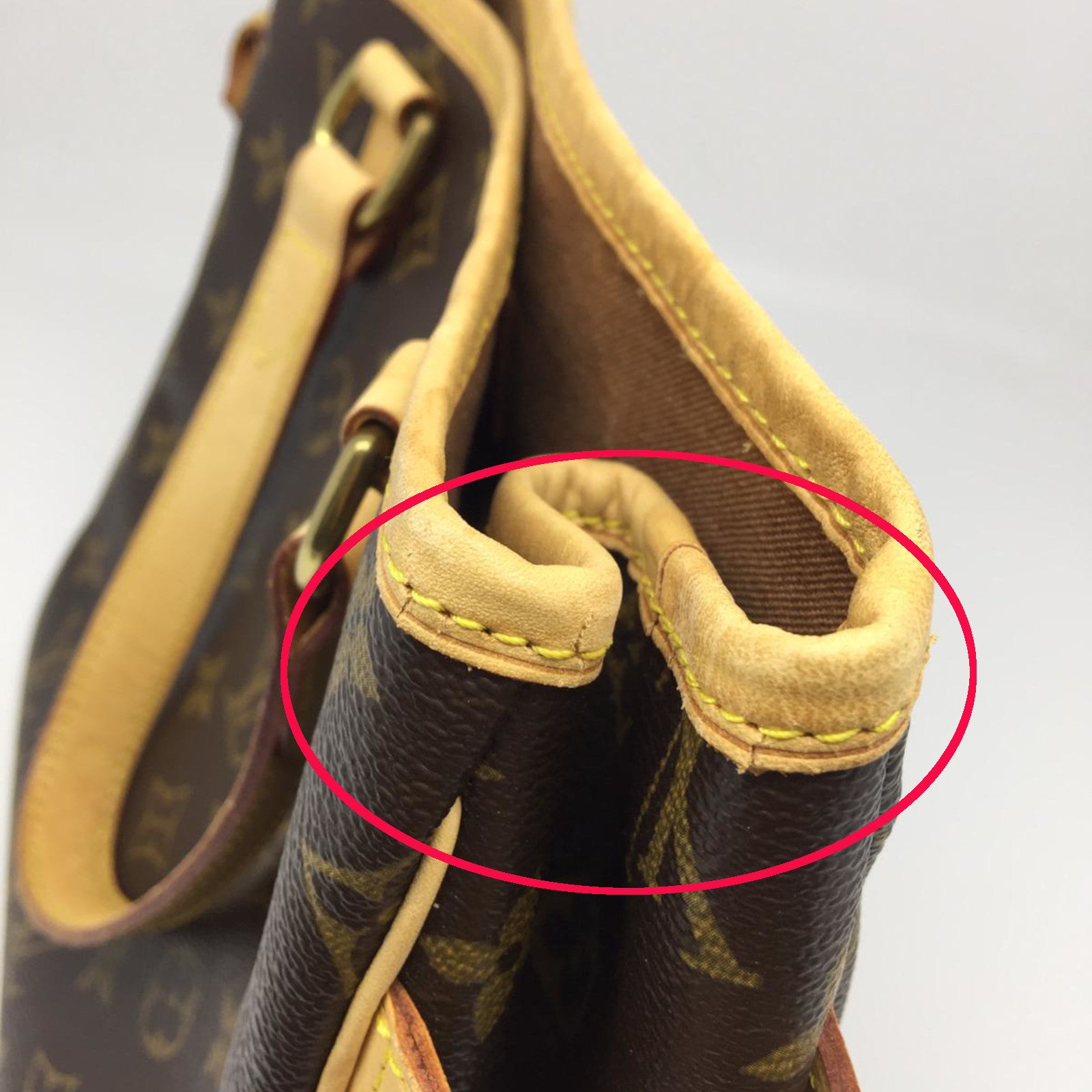 LOUIS VUITTON Monogram Batignolles手挽袋啡色