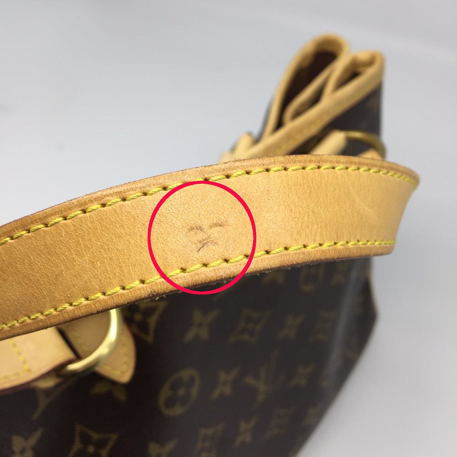 LOUIS VUITTON Monogram Batignolles手挽袋啡色