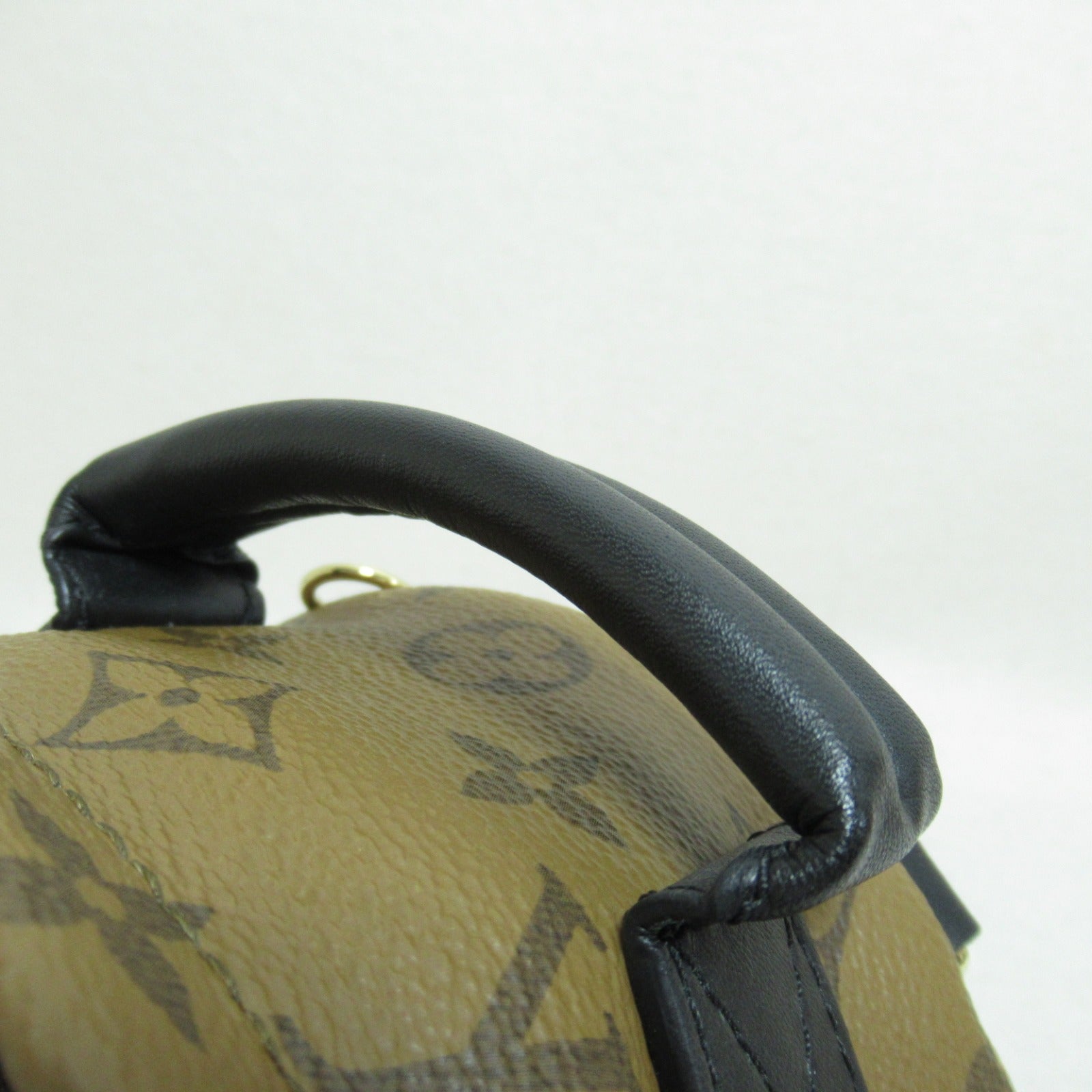 LOUIS VUITTON Monogram Reverse Palm Springs Mini背包啡色