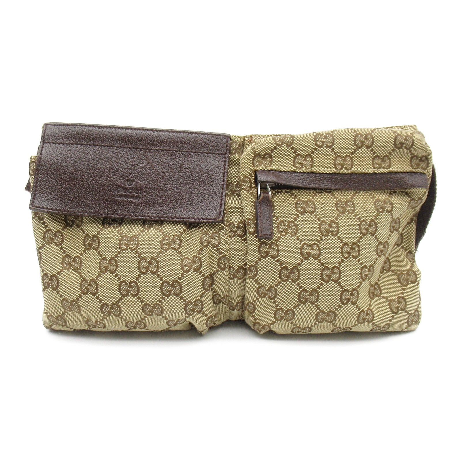 GUCCI 帆布Waist Bag腰包啡色
