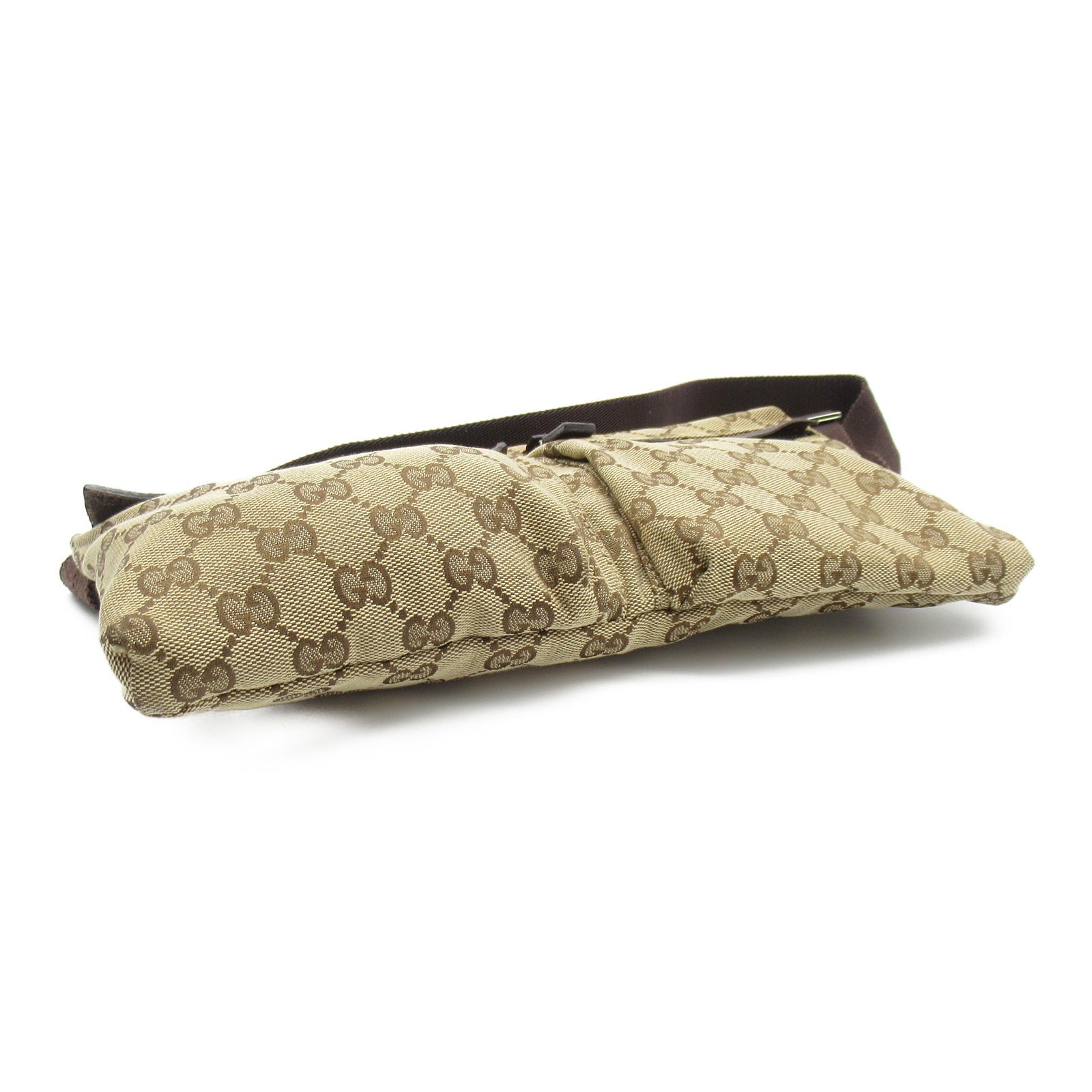 GUCCI 帆布Waist Bag腰包啡色