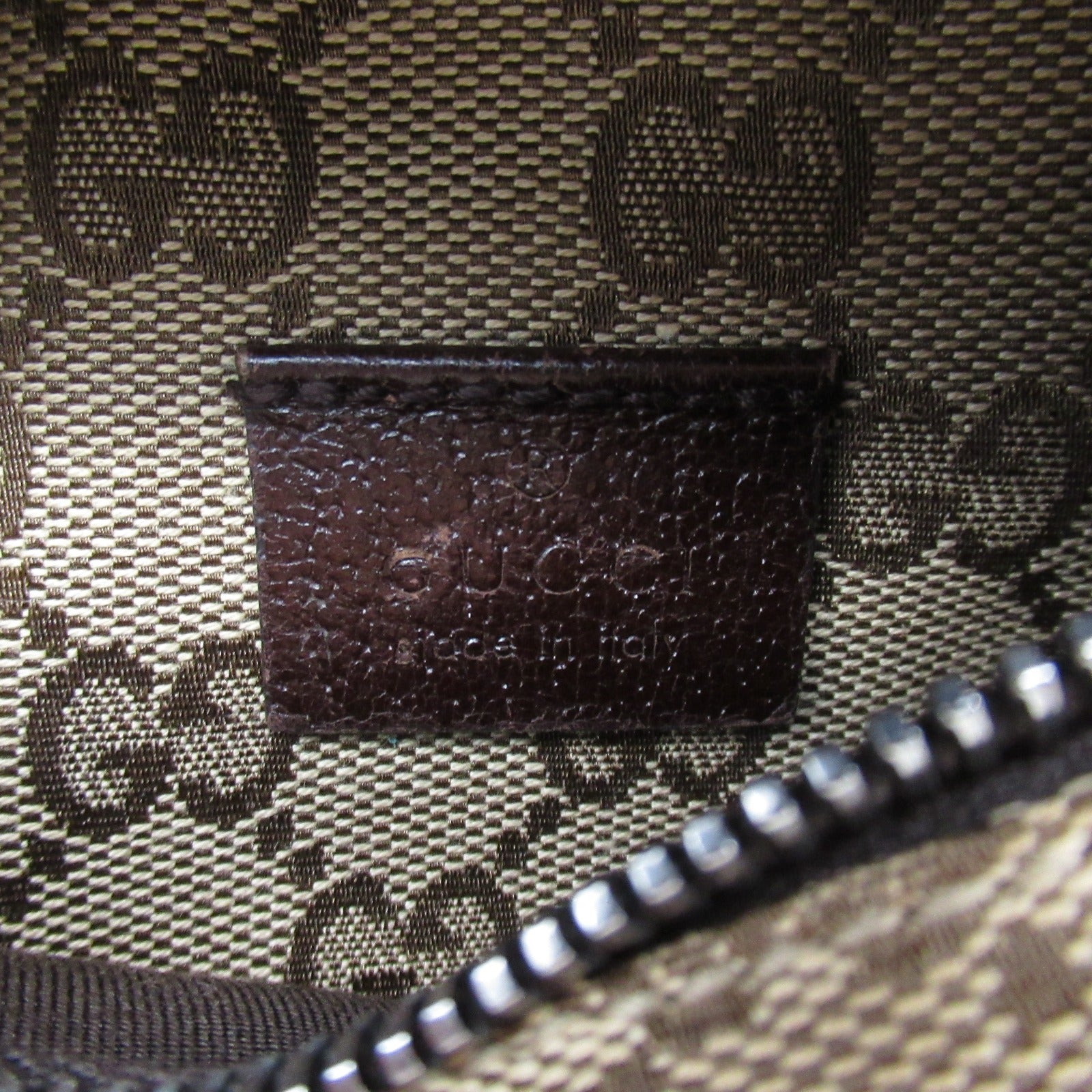 GUCCI 帆布Waist Bag腰包啡色