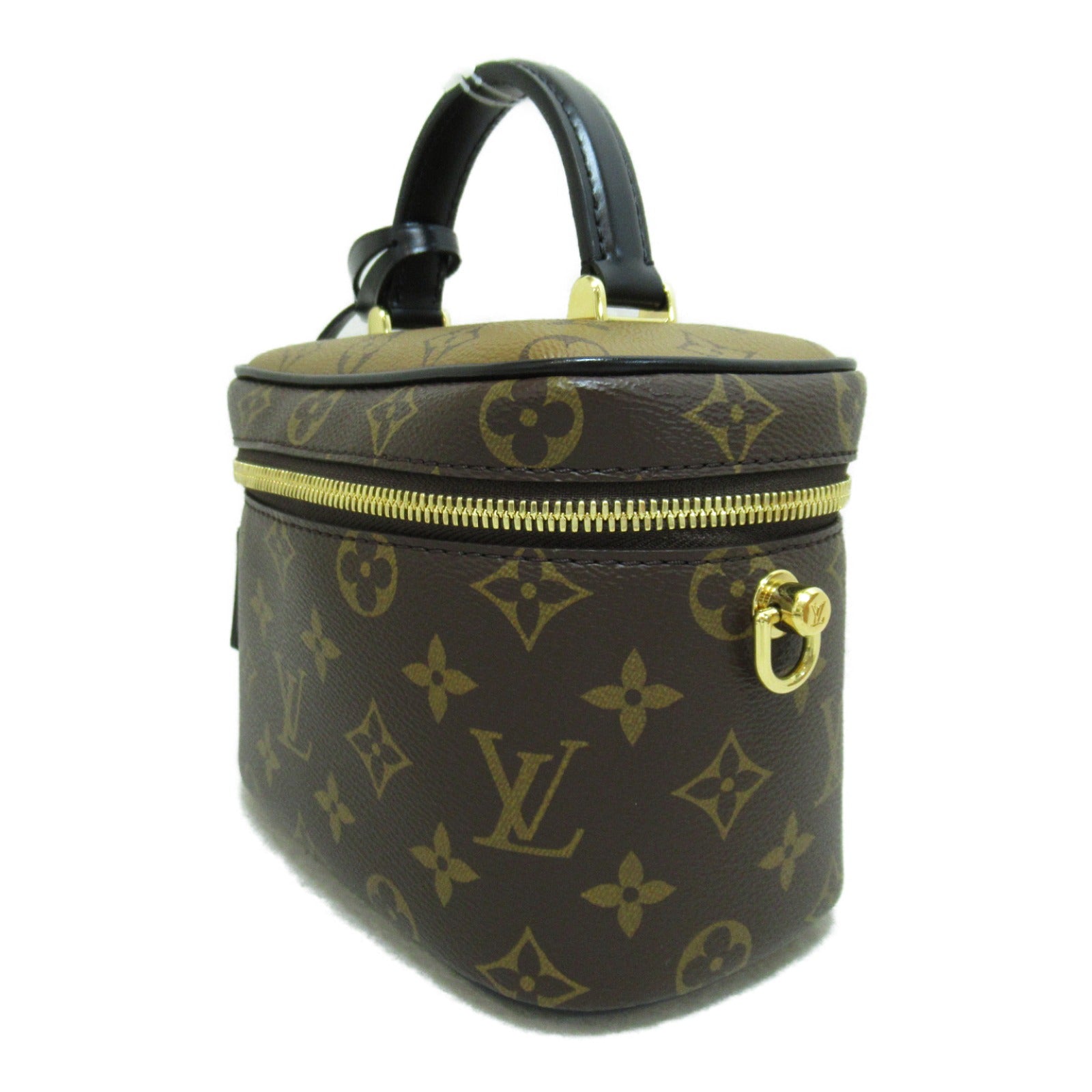 LOUIS VUITTON Monogram Vanity NV PM手挽肩背兩用啡色袋