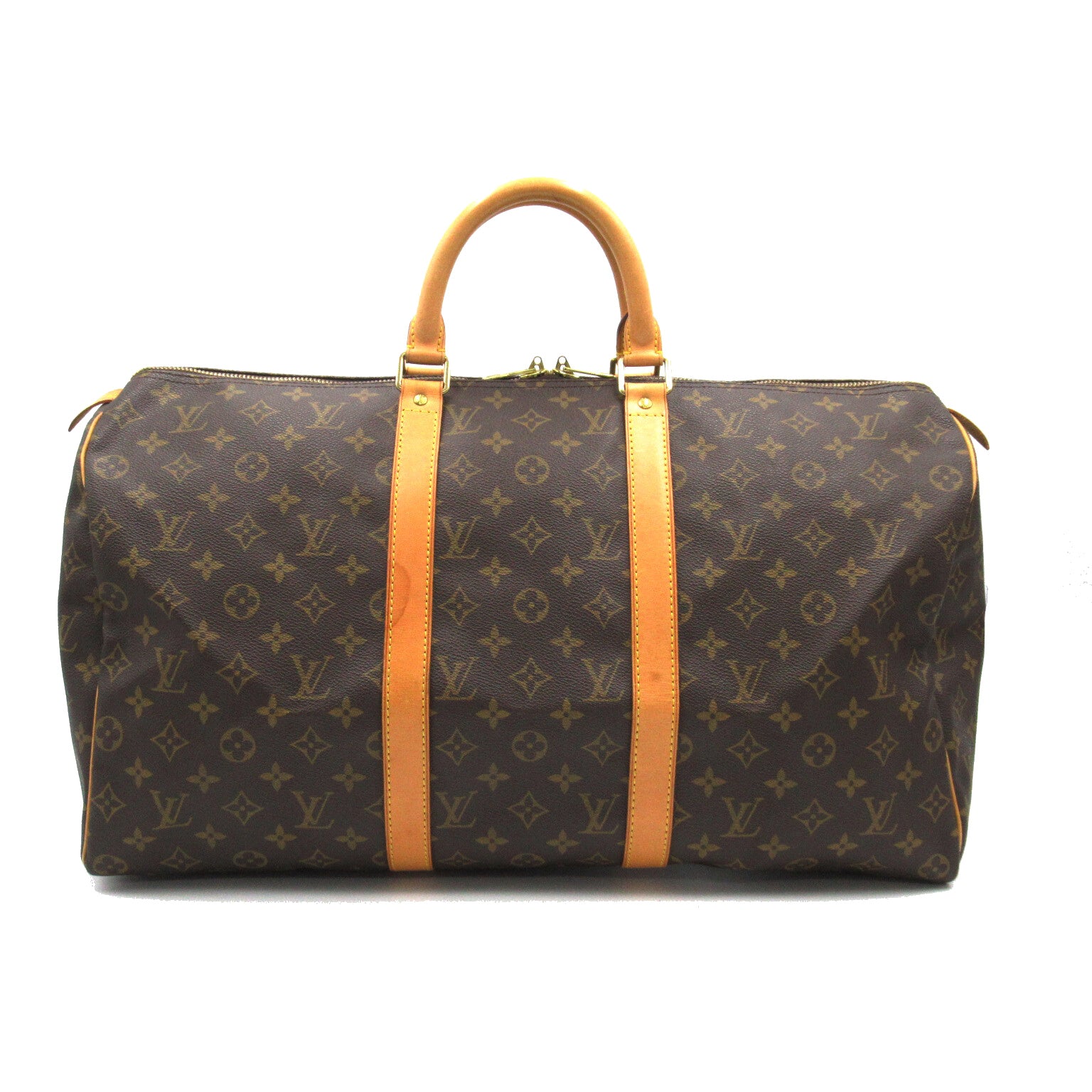 LOUIS VUITTON 【激減優惠】Monogram Keepall 50手挽袋啡色