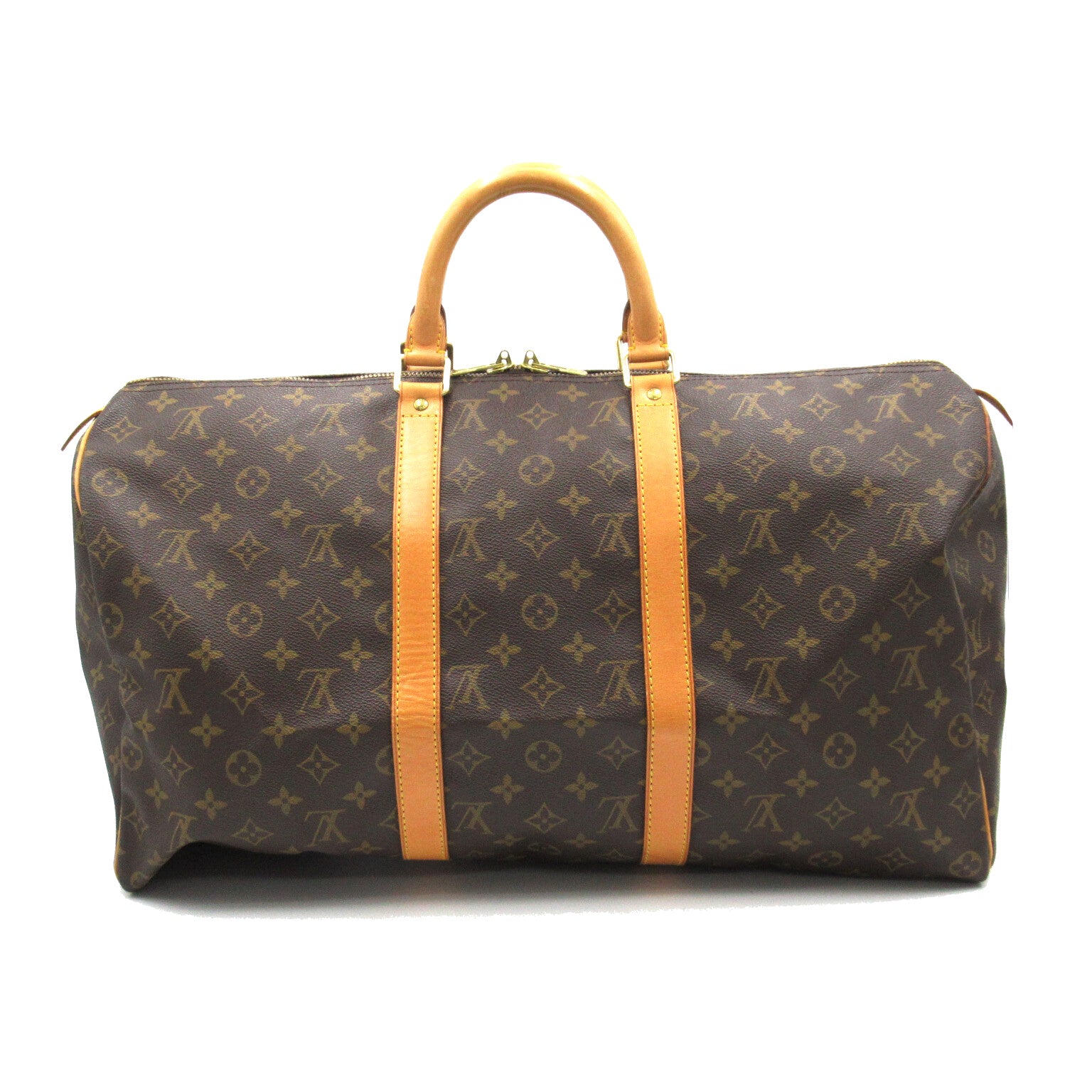 LOUIS VUITTON 【激減優惠】Monogram Keepall 50手挽袋啡色