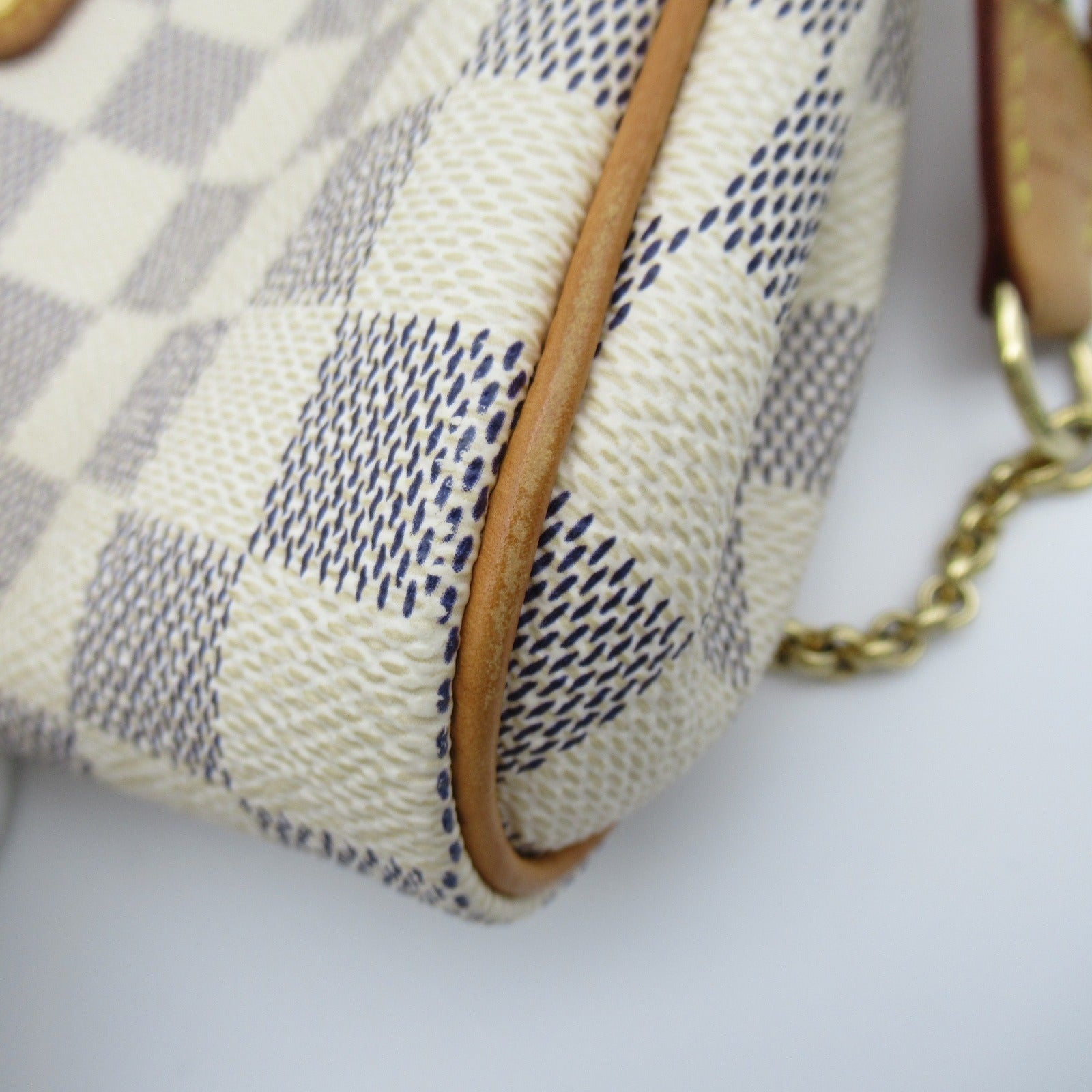LOUIS VUITTON Damier Azur Eva手挽肩背兩用袋米白色