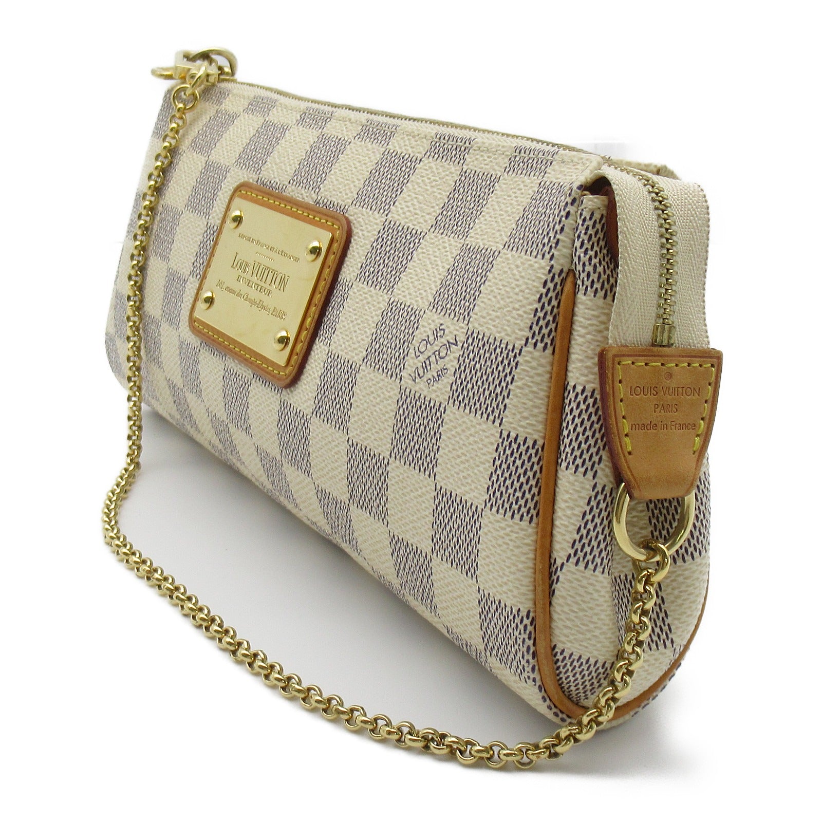 LOUIS VUITTON Damier Azur Eva手挽肩背兩用袋米白色