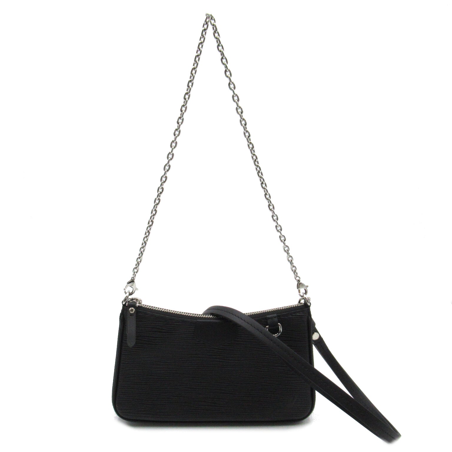 LOUIS VUITTON Epi Easy Pouch手挽肩背兩用袋Noir/黑色