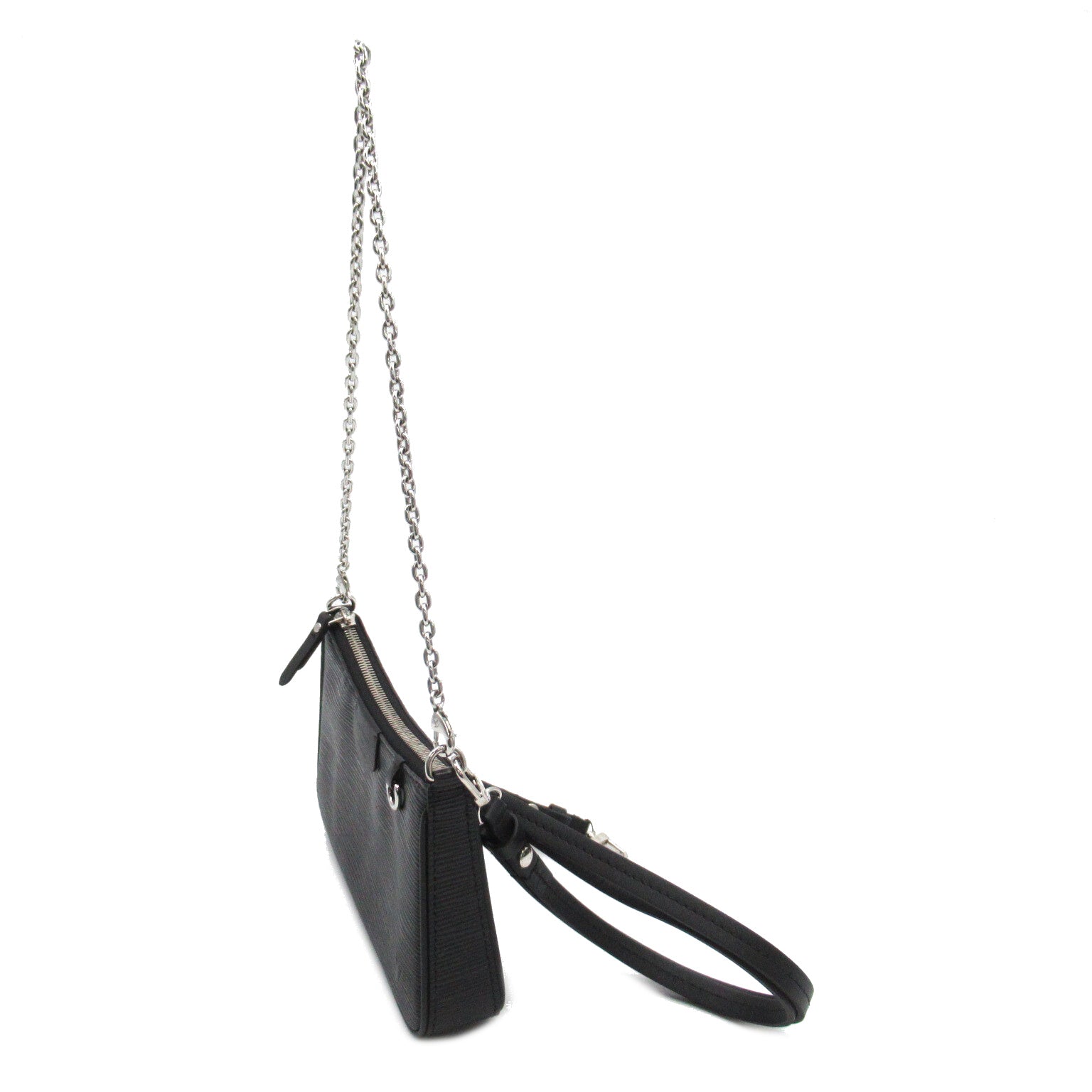 LOUIS VUITTON Epi Easy Pouch手挽肩背兩用袋Noir/黑色