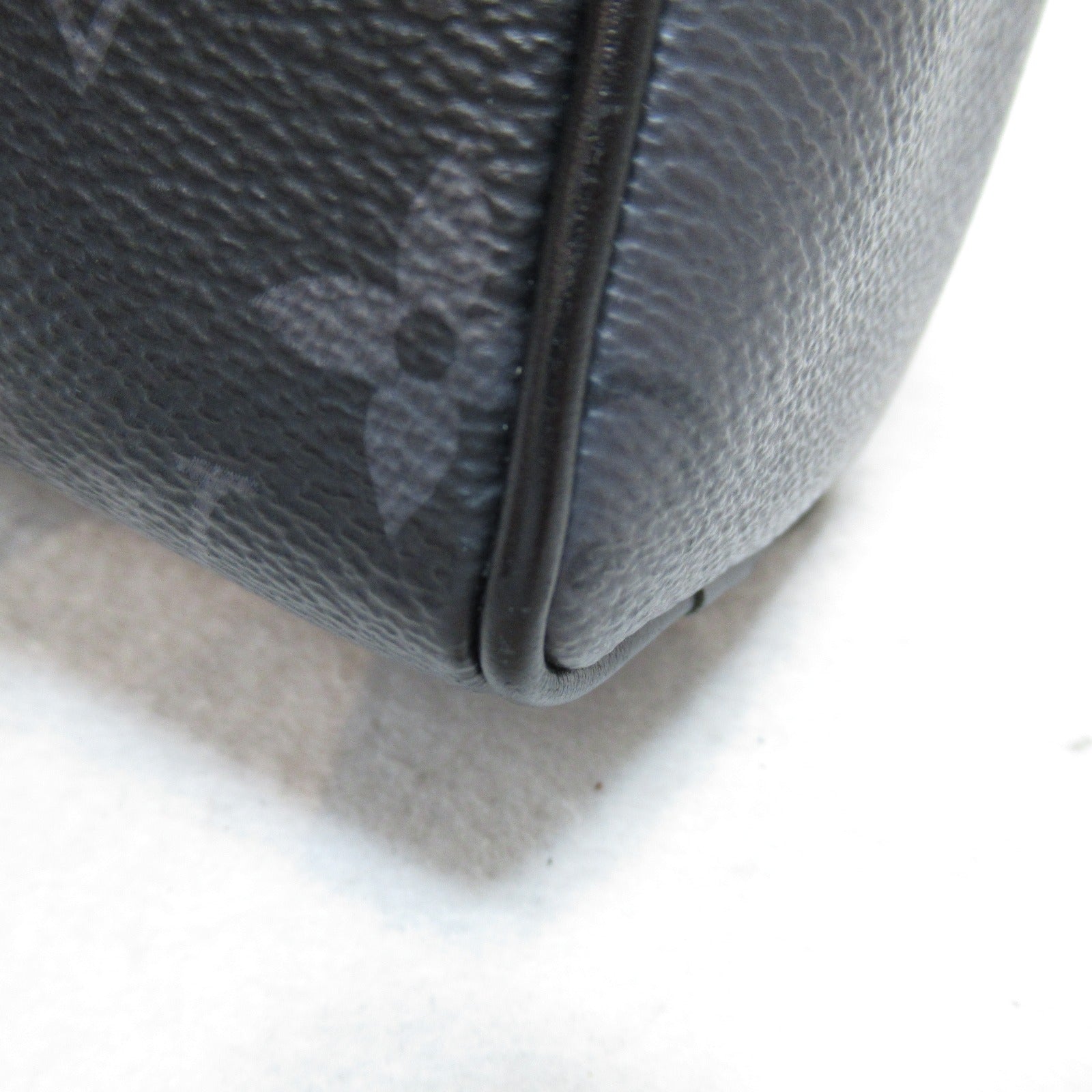 LOUIS VUITTON Monogram Eclipse Keepall XS手挽肩背兩用袋灰色