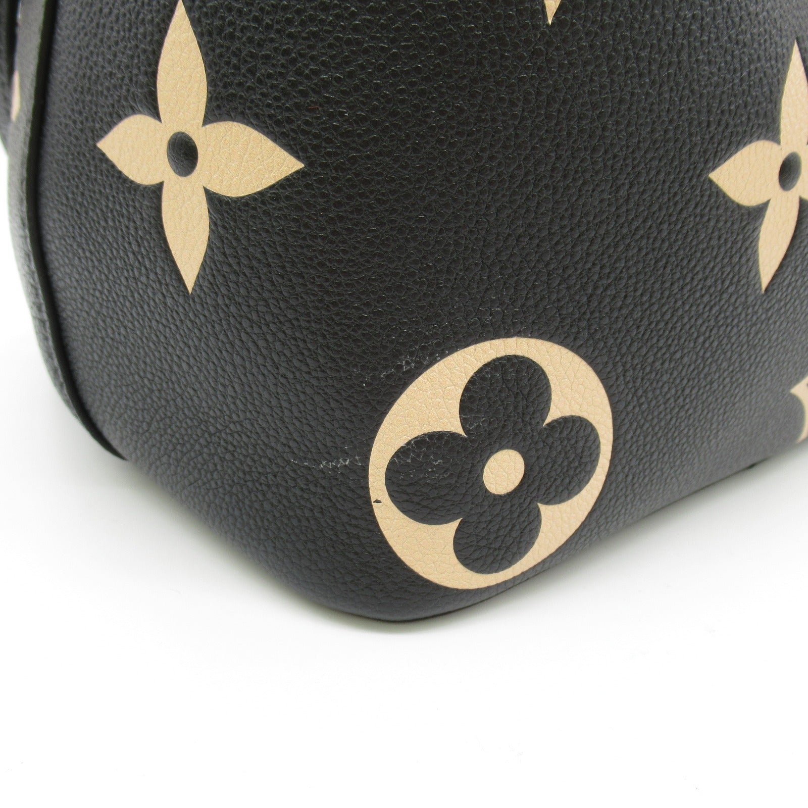 LOUIS VUITTON Monogram Empreinte NeoNoe MM Bicolor金扣手挽肩背兩用袋黑色