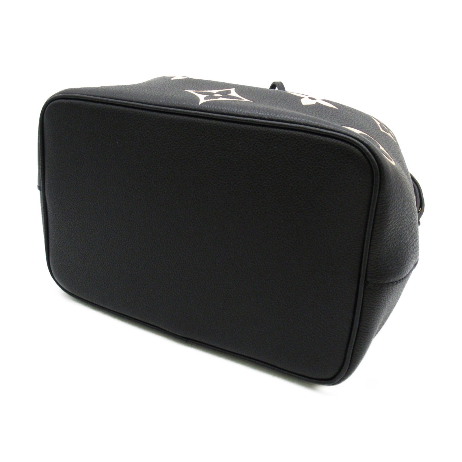 LOUIS VUITTON Monogram Empreinte NeoNoe MM Bicolor金扣手挽肩背兩用袋黑色