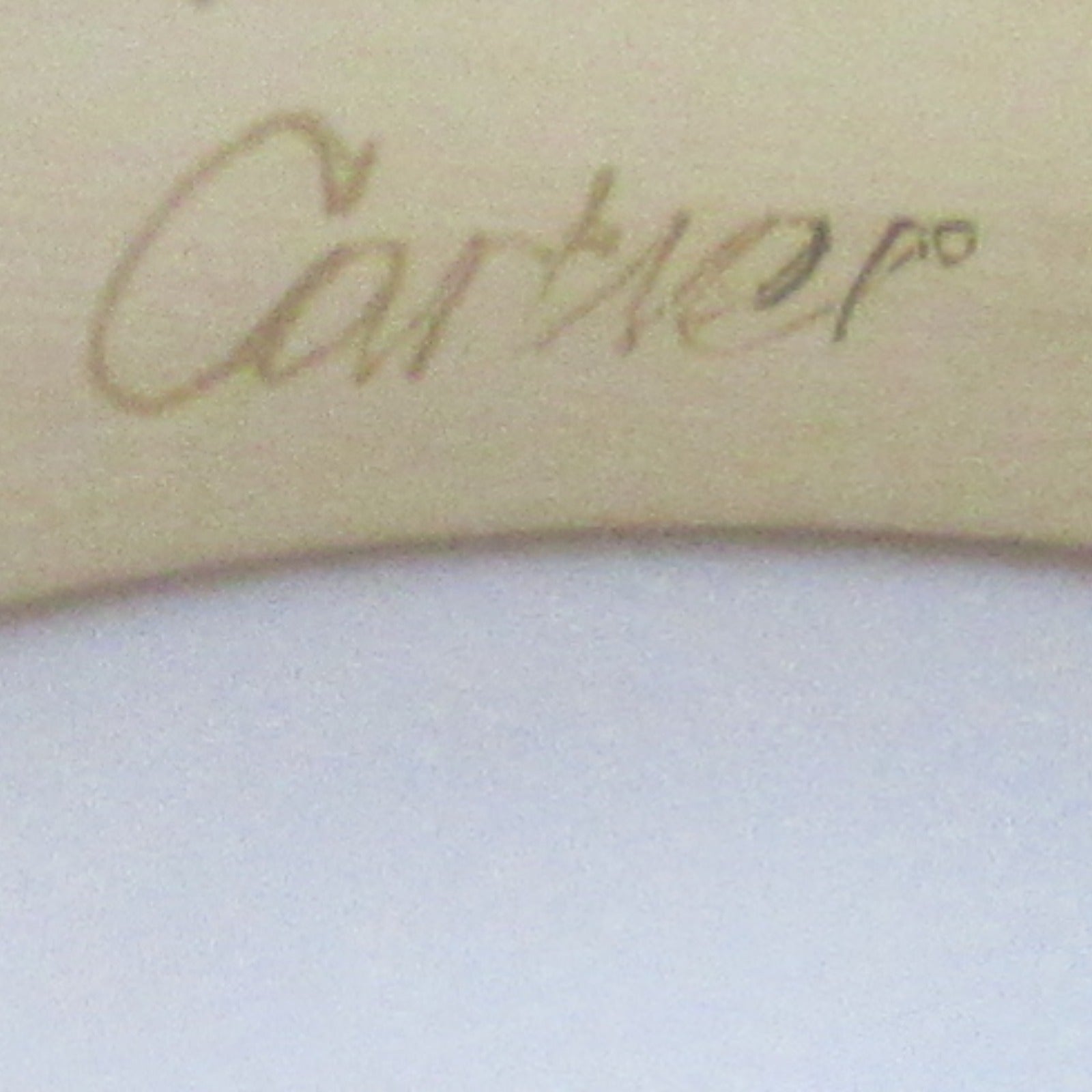 CARTIER 18K黃金Love Ring戒指US＃6/Cartier#52金色