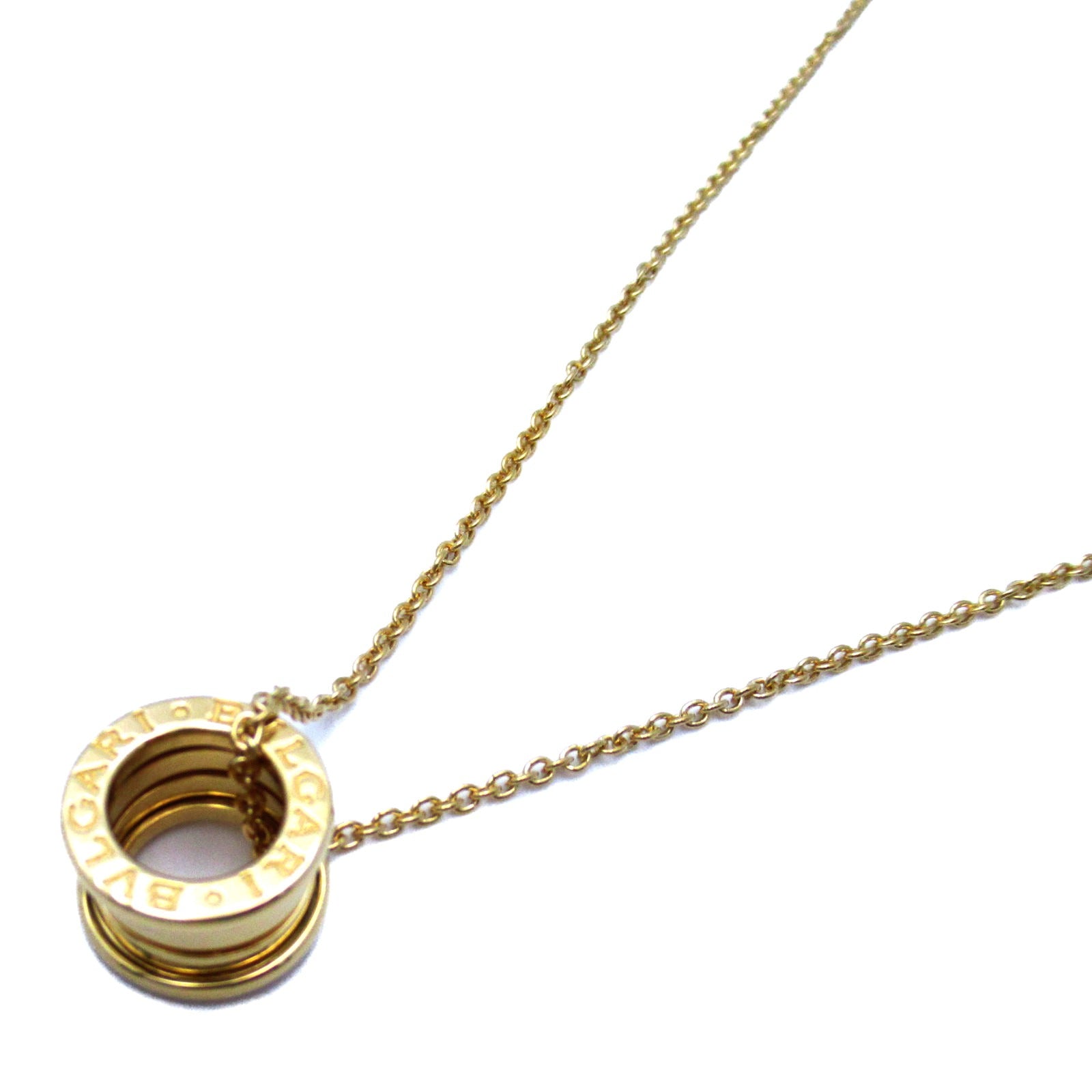 BVLGARI 【激減優惠】18K黃金B-zero1項鍊金色