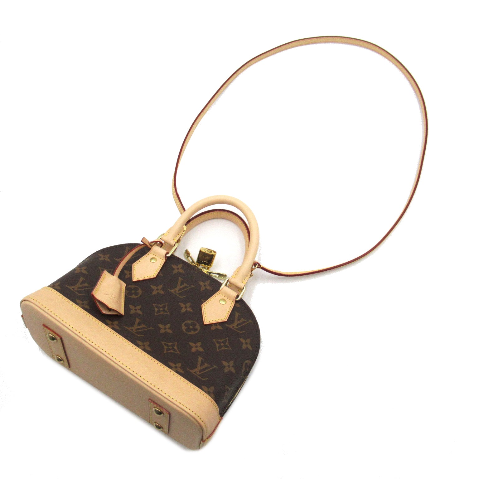 LOUIS VUITTON Monogram Alma BB手挽肩背兩用袋啡色
