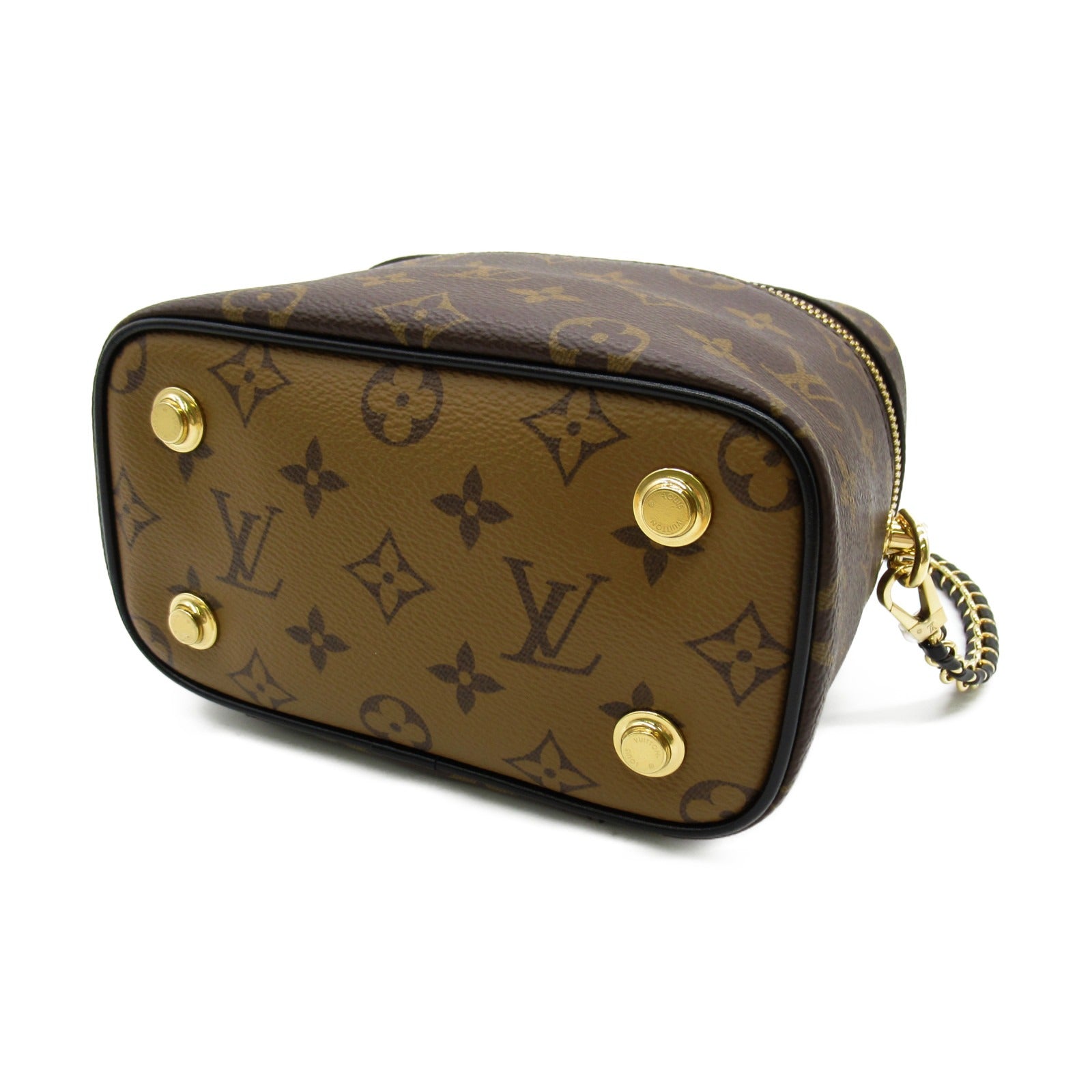 LOUIS VUITTON Monogram Reverse Vanity NV PM手挽肩背兩用袋啡色