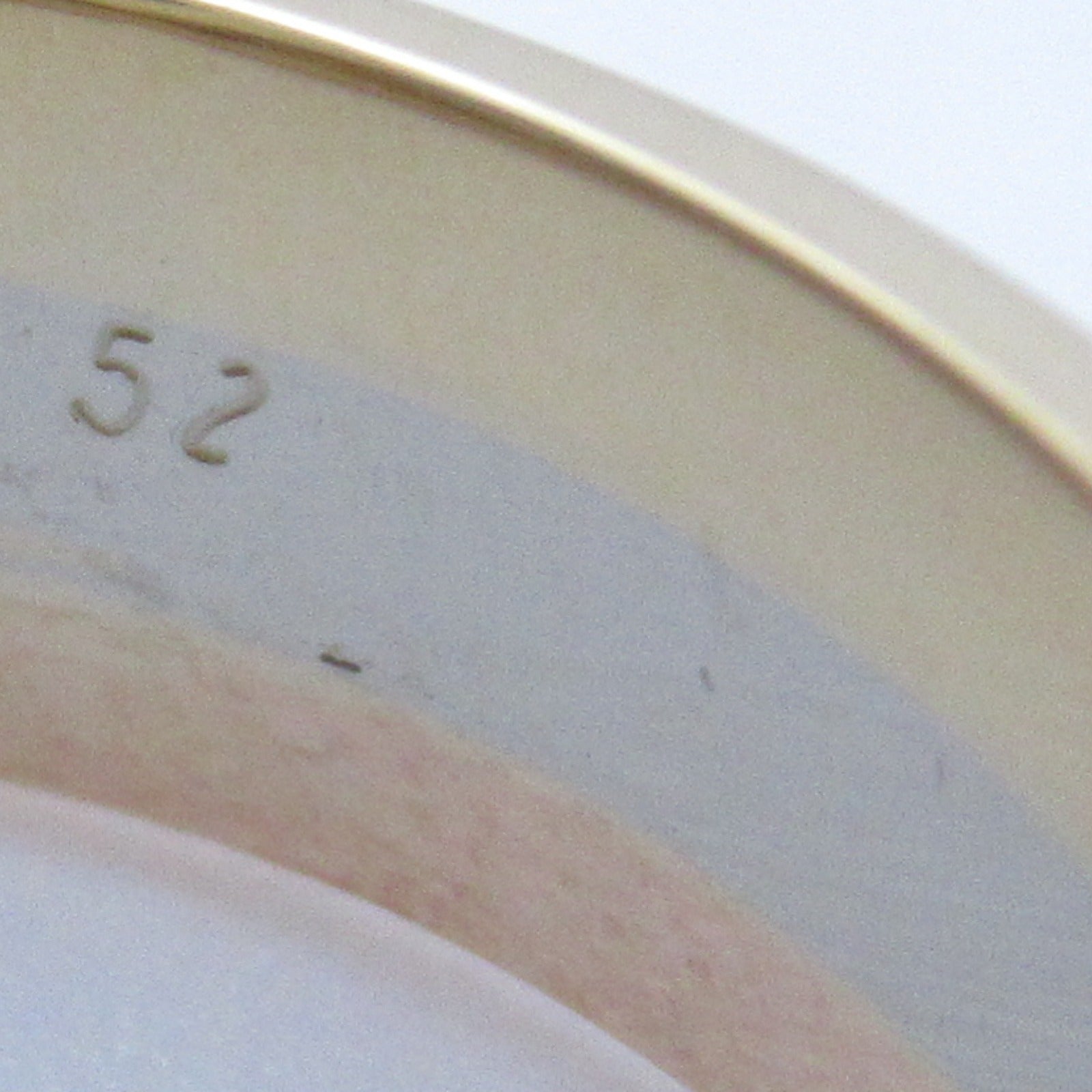 CARTIER 18K黃金/玫瑰金/白金2C Ring戒指US#6/Cartier#52金色/粉金色/銀色